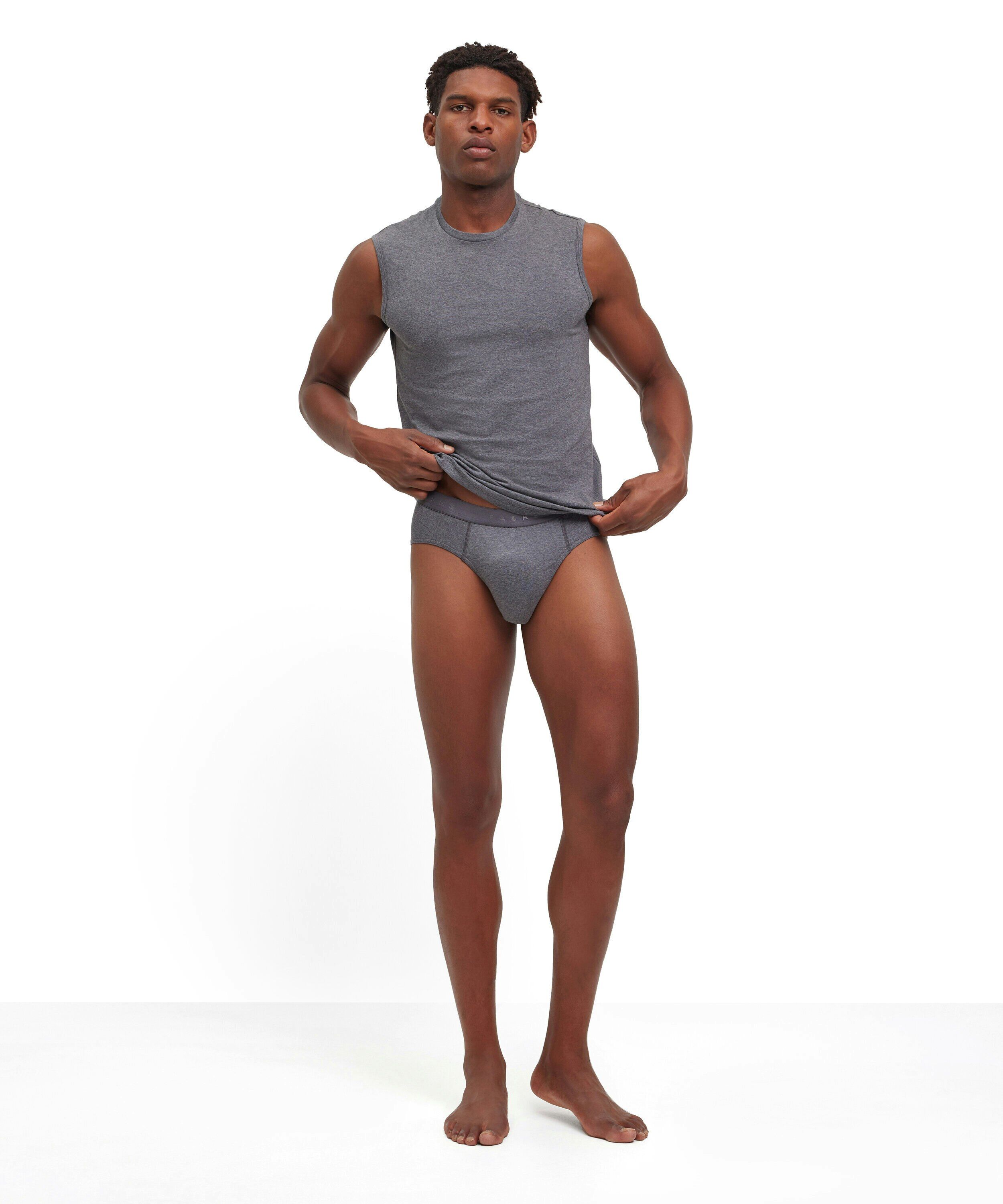 FALKE 2-pack heren slip Daily Comfort, slip, donkergrijs (dark grey -heather)