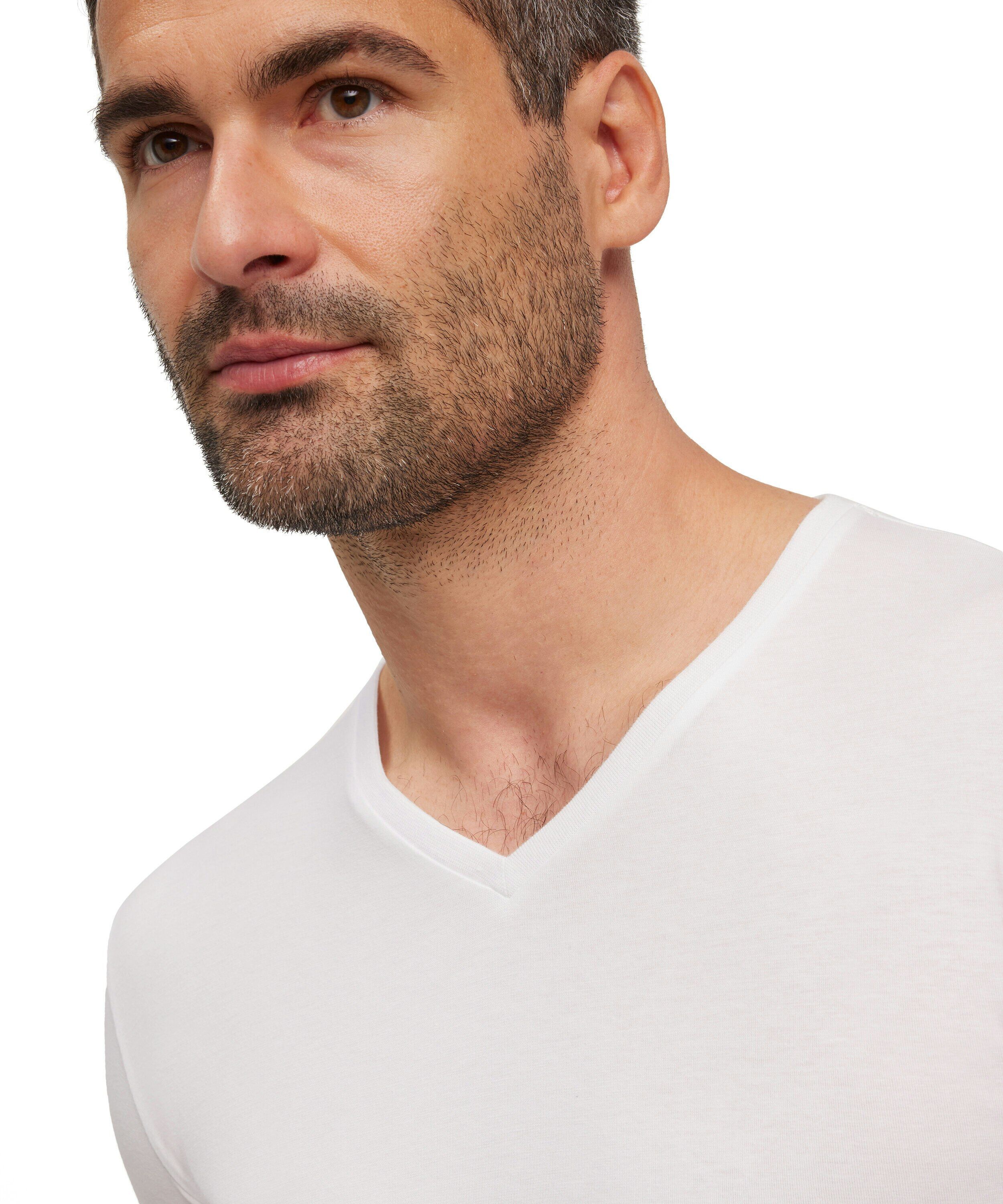 FALKE heren T-shirt Daily Climate Control, korte mouw, wit (white)
