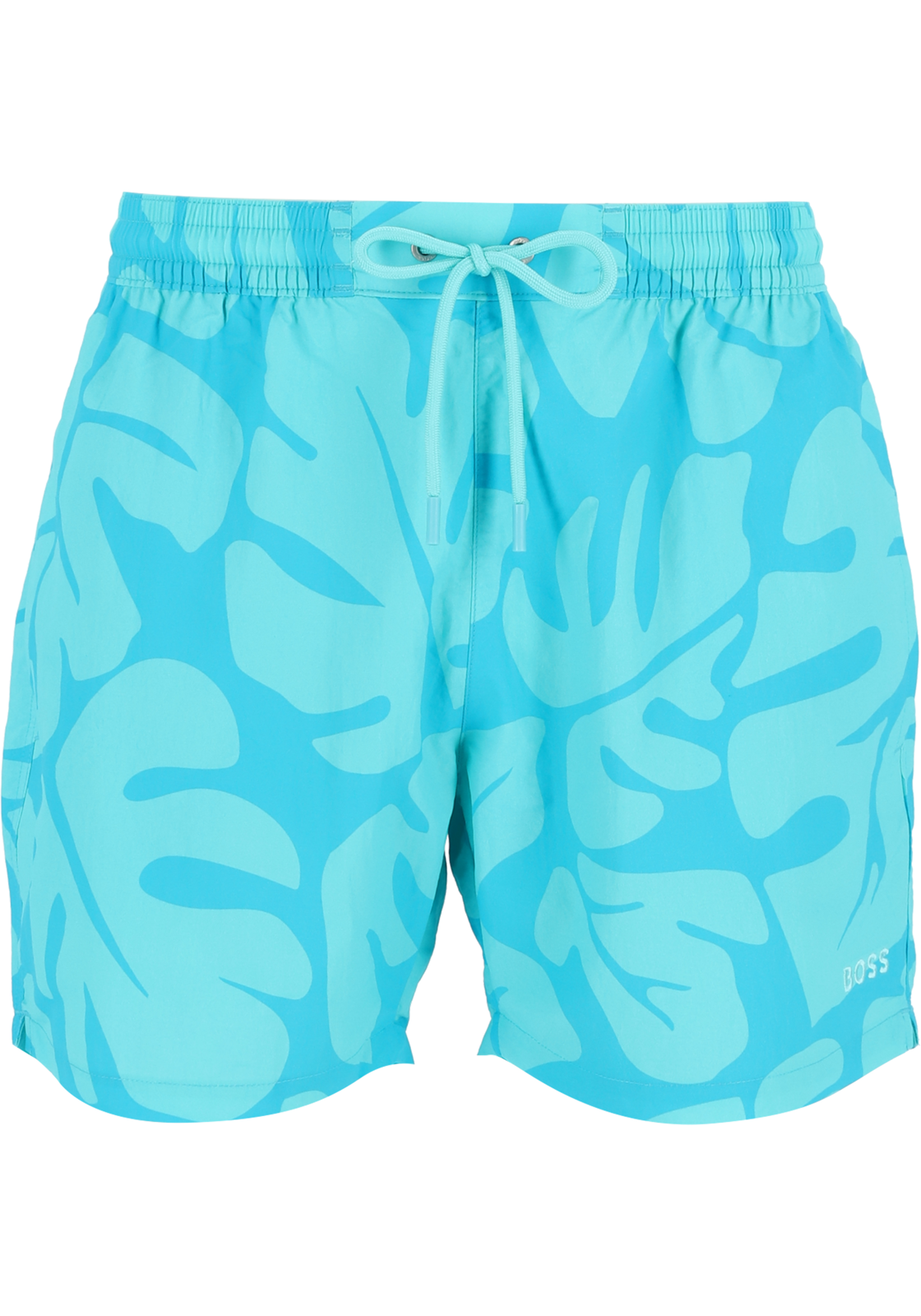 02-4063541045103-Hugo_Boss-HB_ZB_turquoise__50515729442_4fotos_HR HUGO BOSS Bari swim shorts, heren zwembroek, turquoise dessin