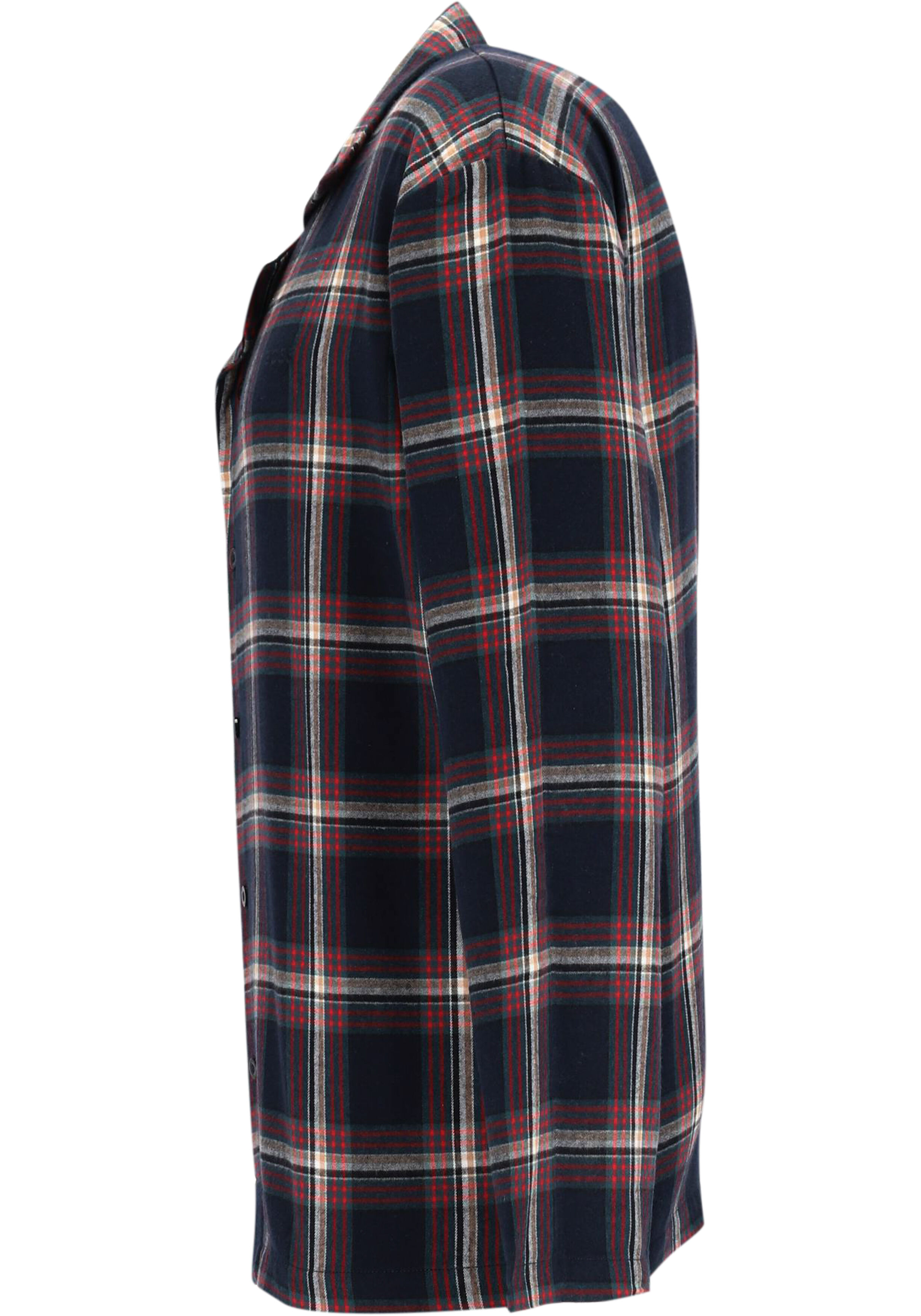 BOSS Holiday Pyjama, heren pyjama set met knoopjes, blauw