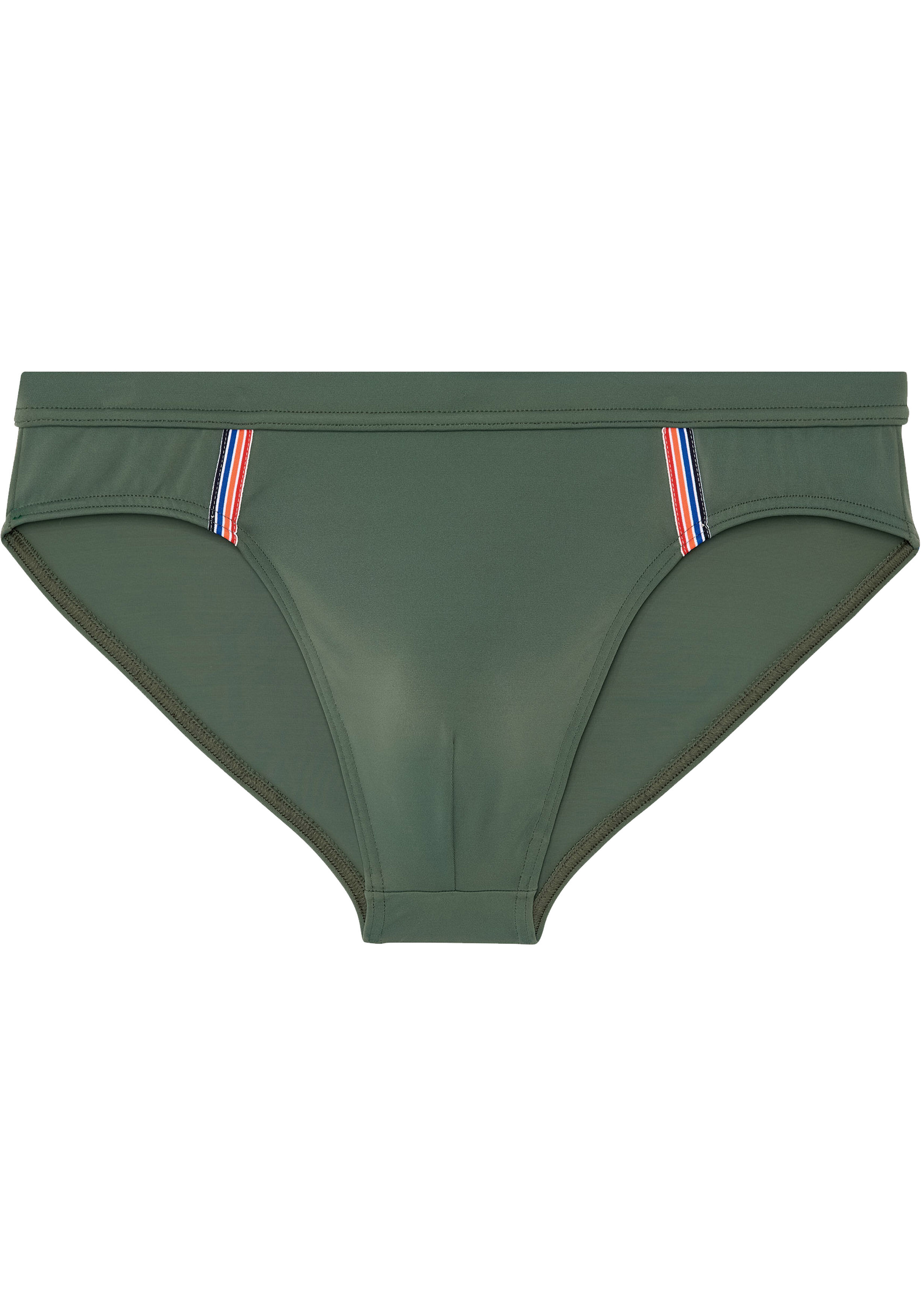HOM Nautical cup swim mini briefs, heren zwemslip, kaki groen
