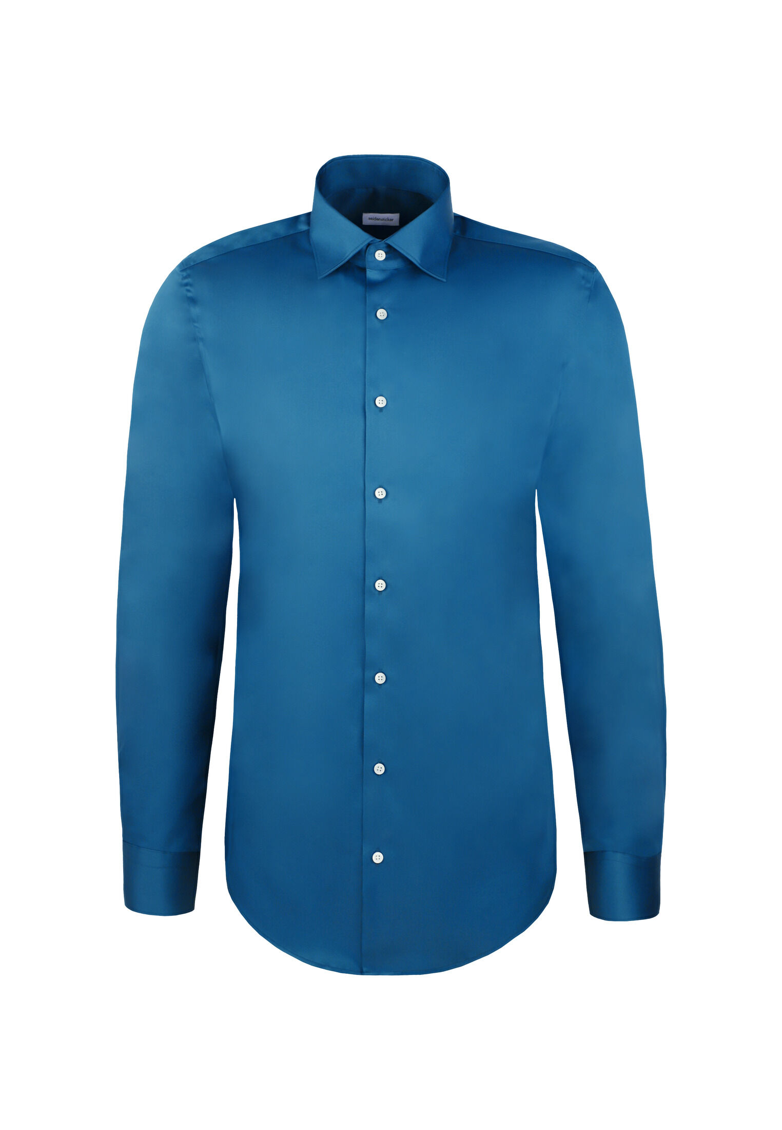 Seidensticker slim fit overhemd, popeline, groen