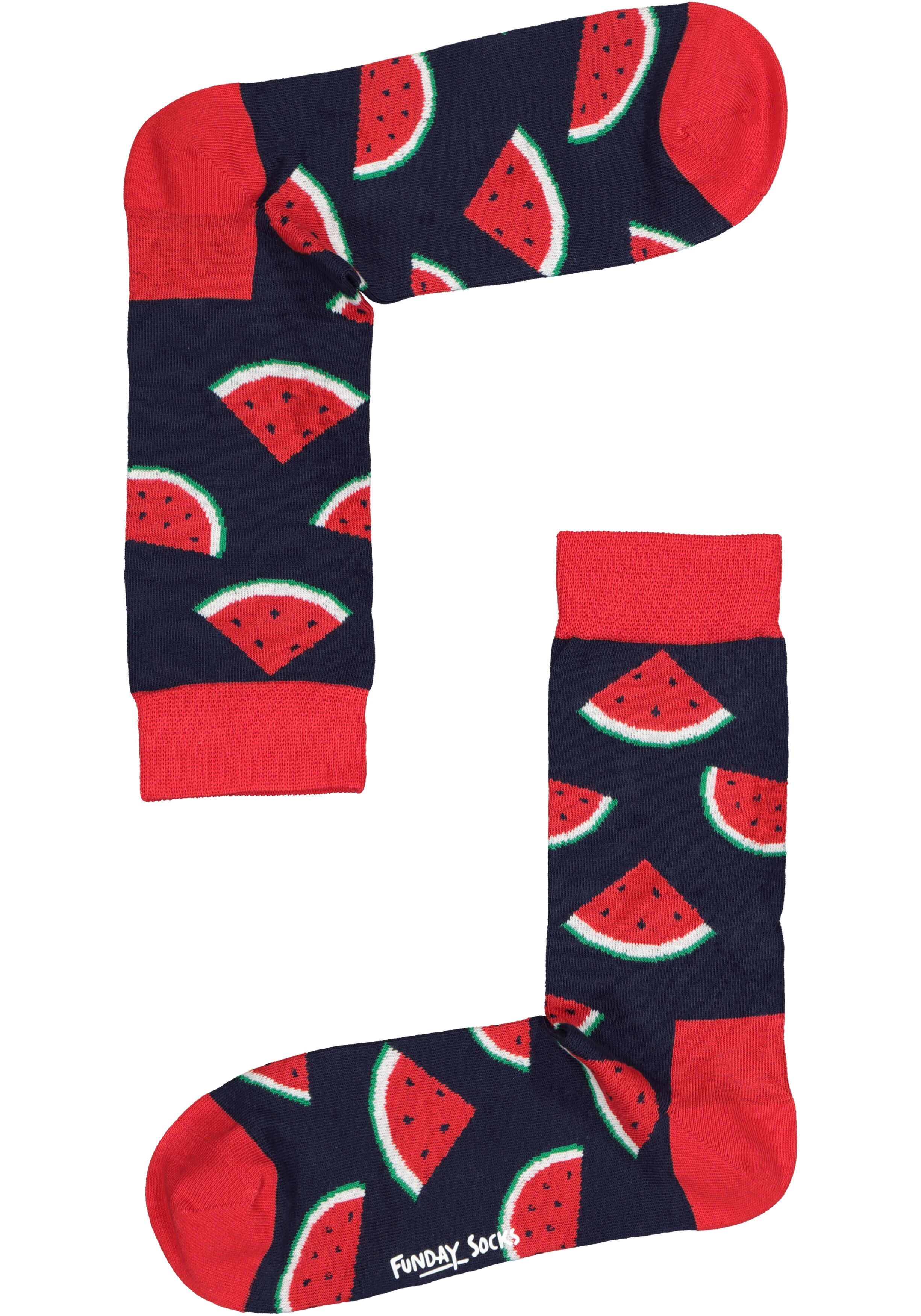 Funday Socks Giftset unisex sokken (4-pack), Fruit in een doosje