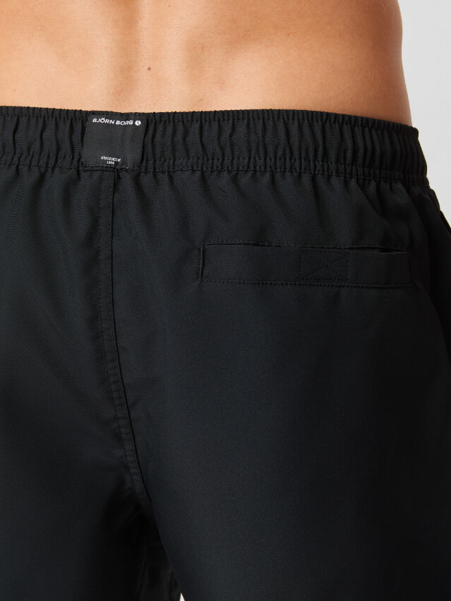 Bjorn Borg Solid Swim Shorts, heren zwembroek, zwart