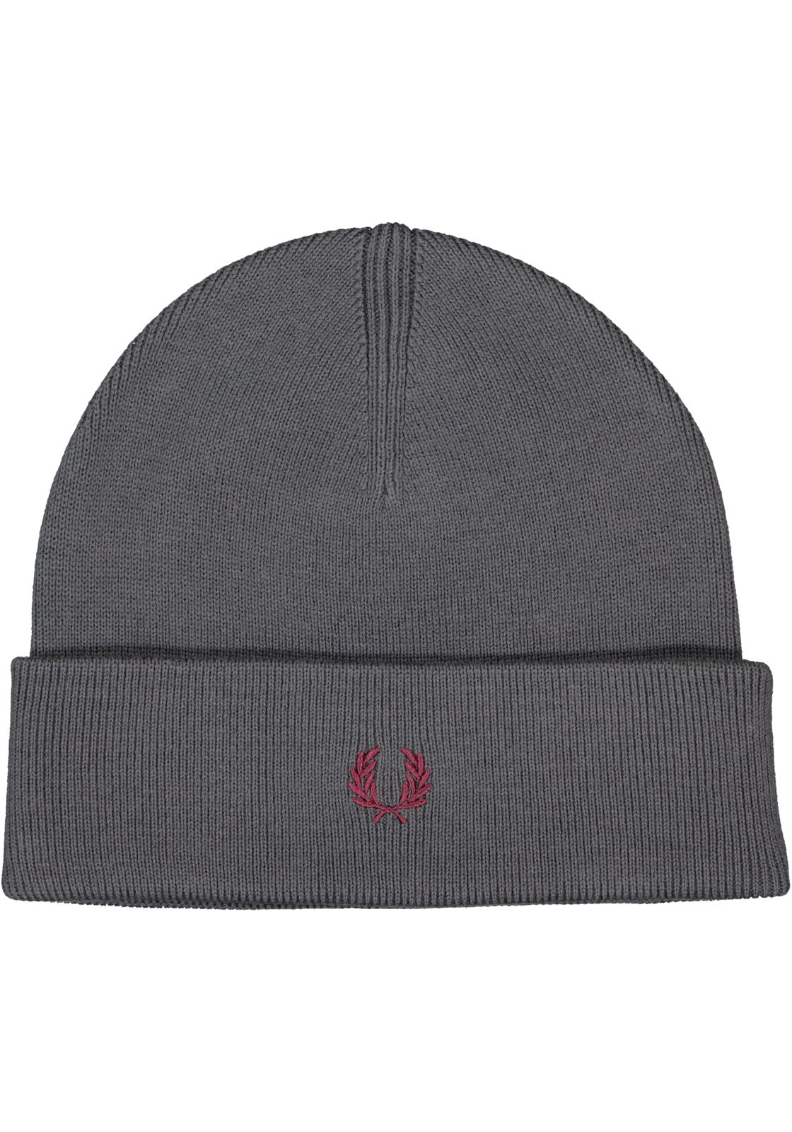 1-5034606165158_fred_perry_muts_HR Fred Perry merino wol beanie muts, antraciet