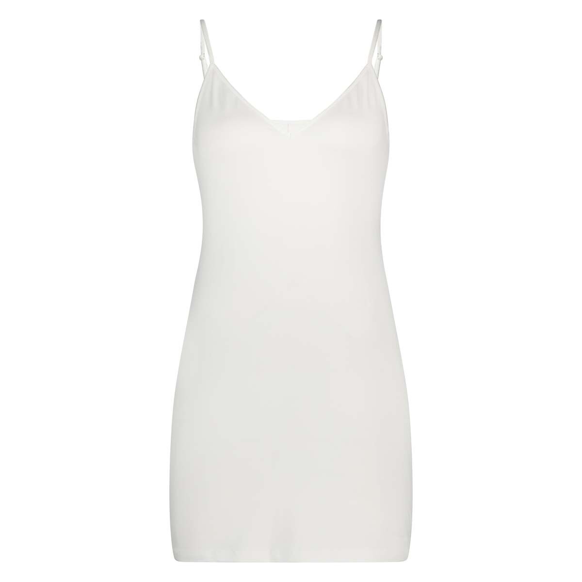RJ Bodywear RJ dames Pure Color Straatsburg dames onderjurk (1-pack), wit