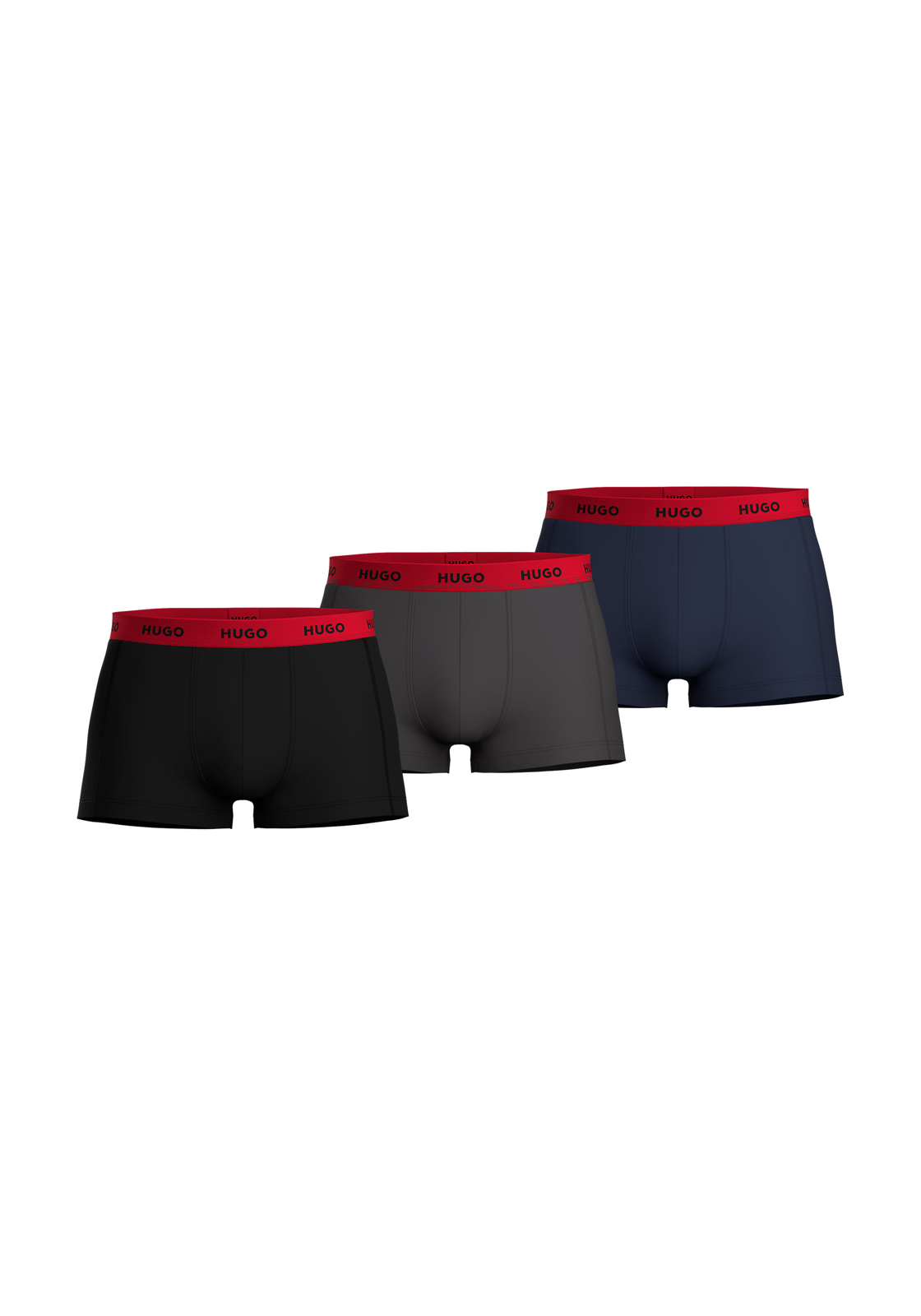 image_3_50469766_031_140f HUGO trunks (3-pack), heren boxers kort, middengrijs, blauw, zwart
