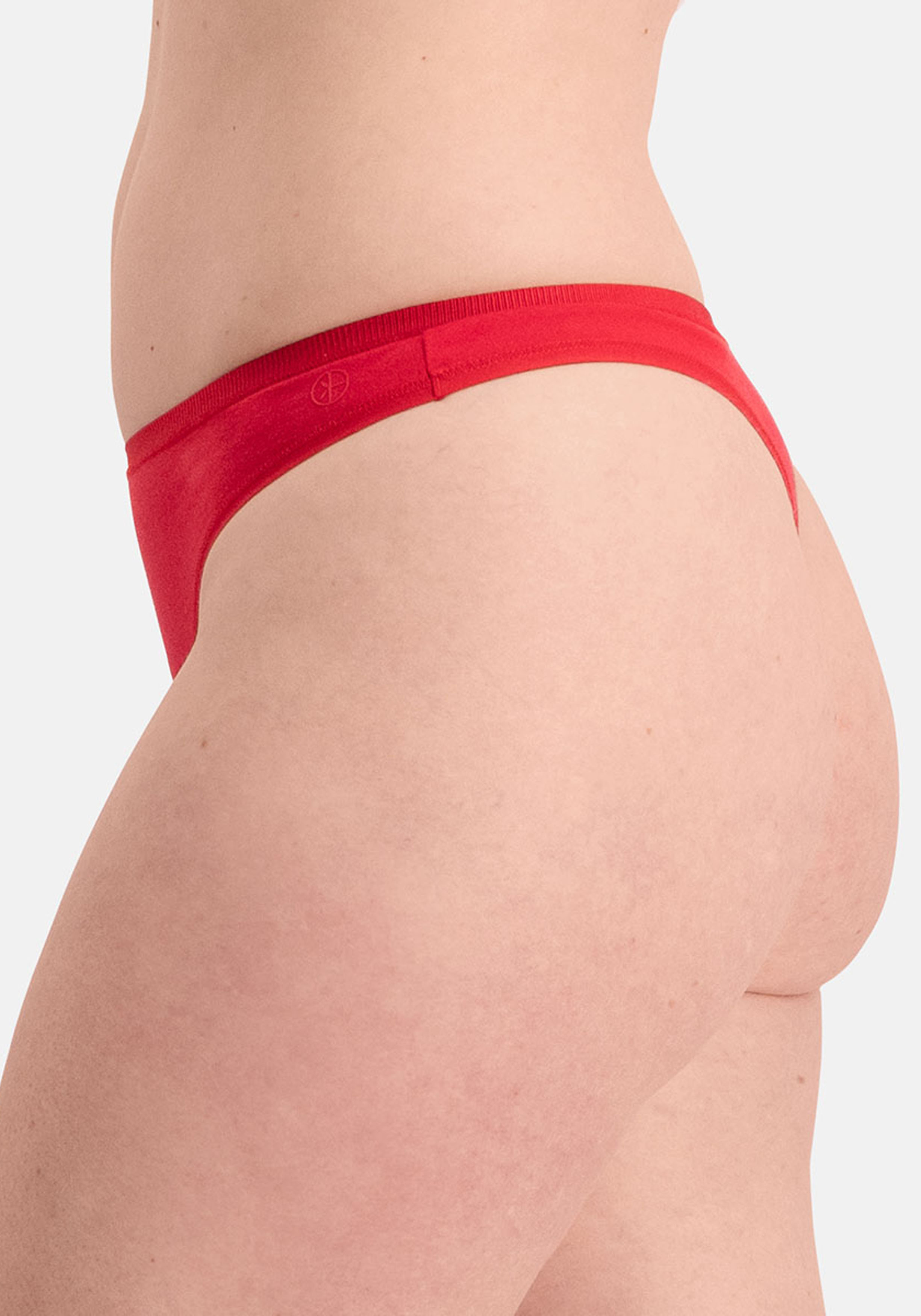 Bamboo Basics Lola thong (3-pack), dames string, rood