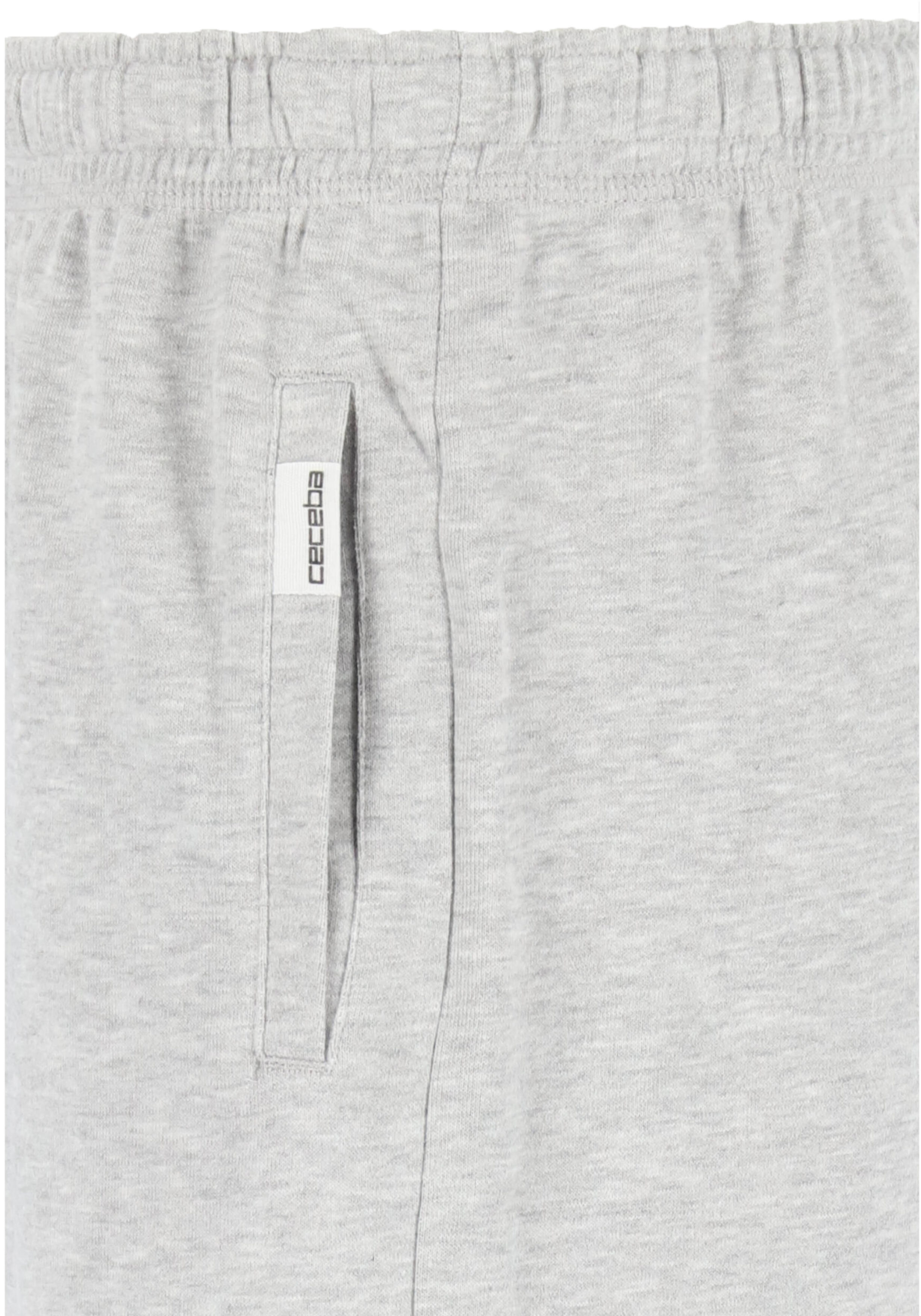 Ceceba heren joggingbroek lang (dik), grijs