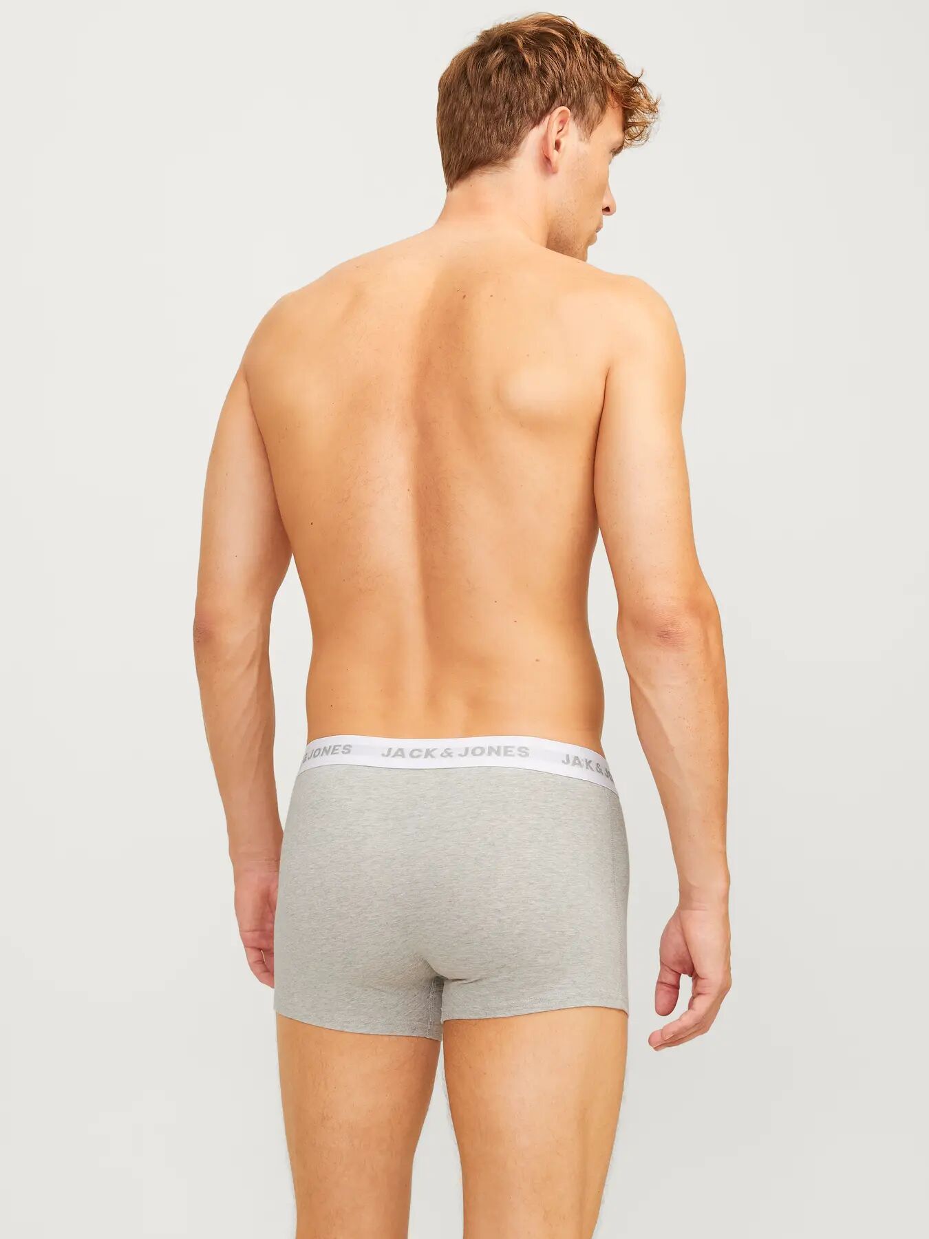 JACK & JONES Jacbasic trunks (7-pack), heren boxers, light grey melange dark grey melange & dark grey melange, navy blazer, navy blazer,
