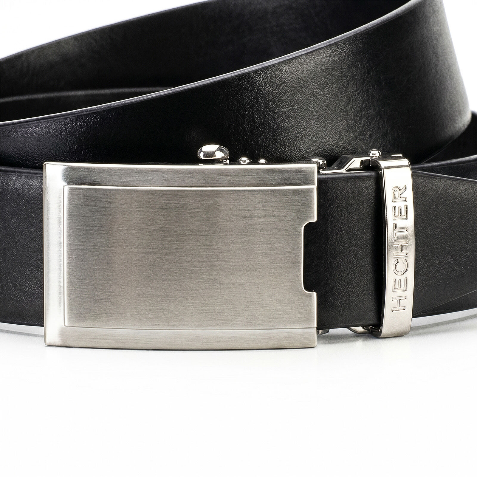 HECHTER leren heren riem, zwart