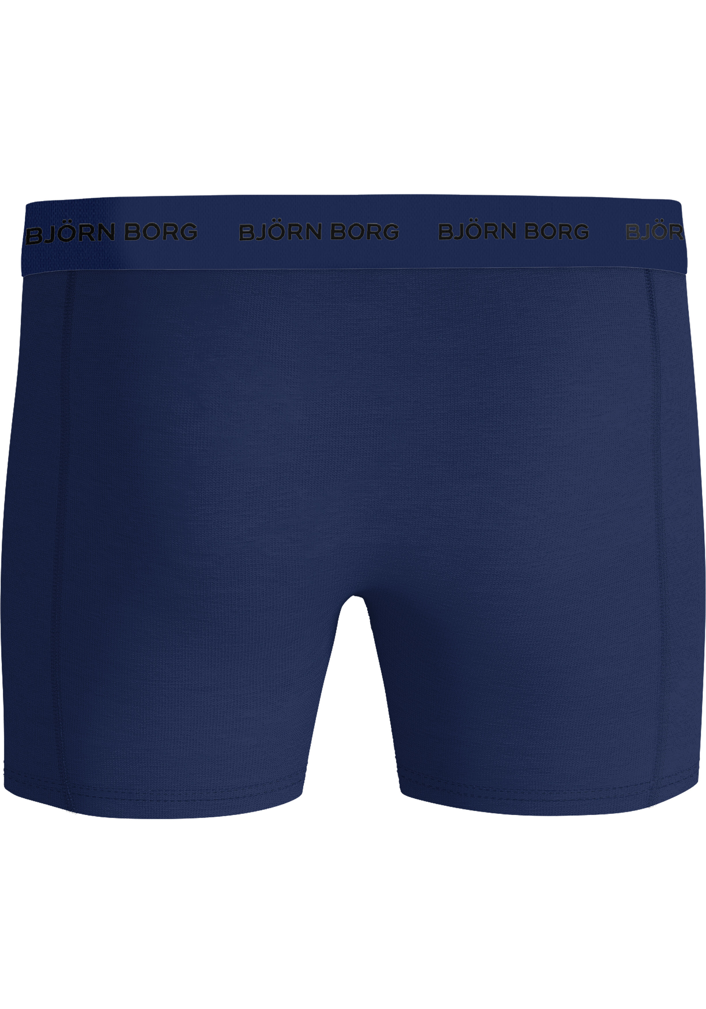 Bjorn Borg Cotton Stretch boxers, heren boxers normale lengte (5-pack), 3 tinten blauw en luipaard print