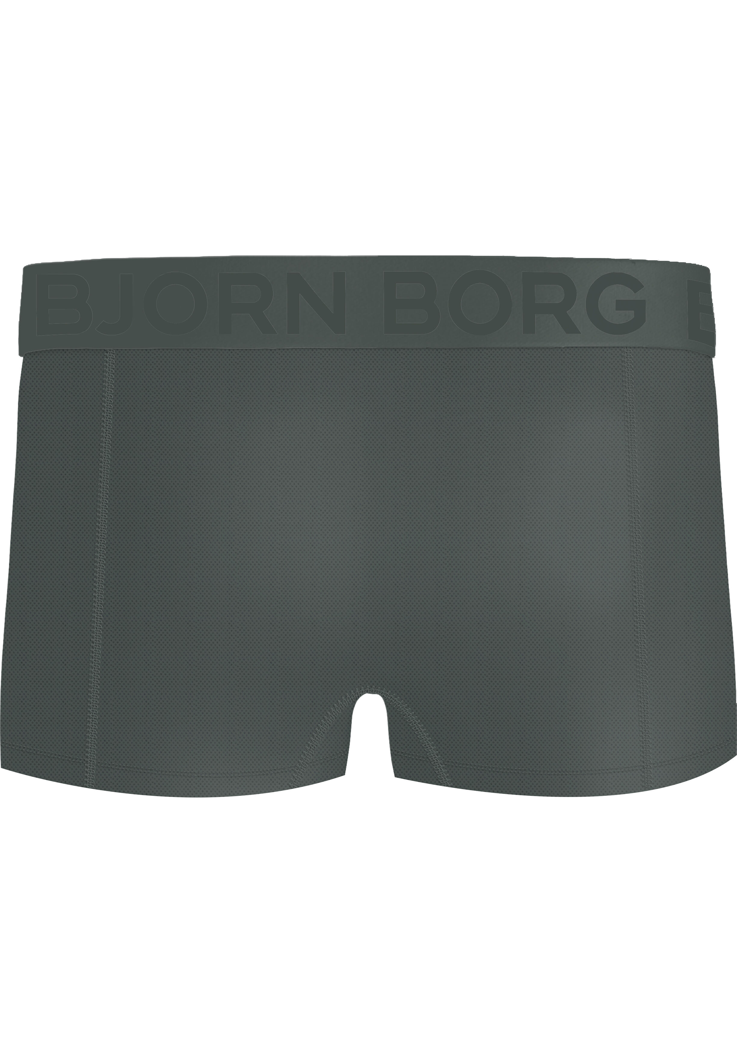 Bjorn Borg Sports Mesh trunks, heren boxers korte pijp (2-pack), oranje, groen