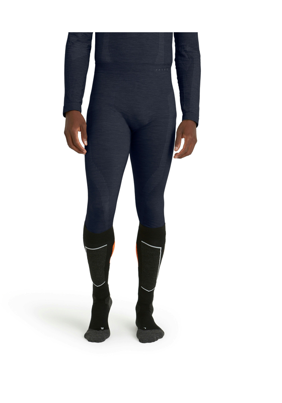 FALKE heren tights Wool-Tech, thermobroek, blauw (space blue) FALKE heren tights Wool-Tech, thermobroek, blauw (space blue)