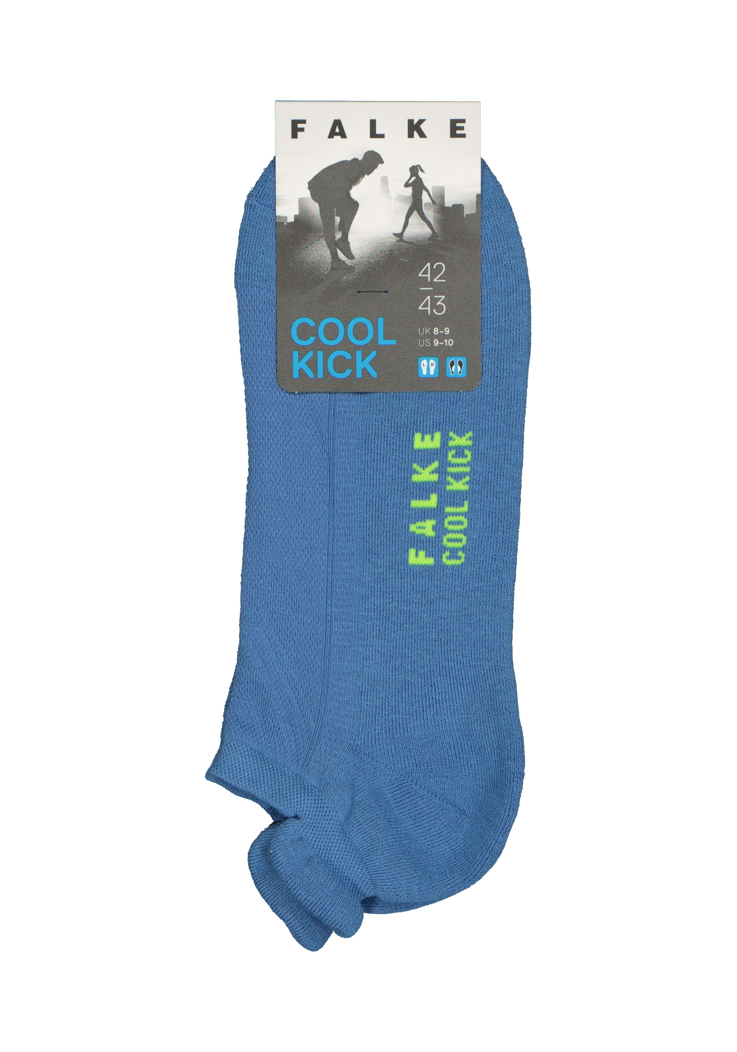 FALKE Cool Kick unisex enkelsokken, lichtblauw (ribbon blue)