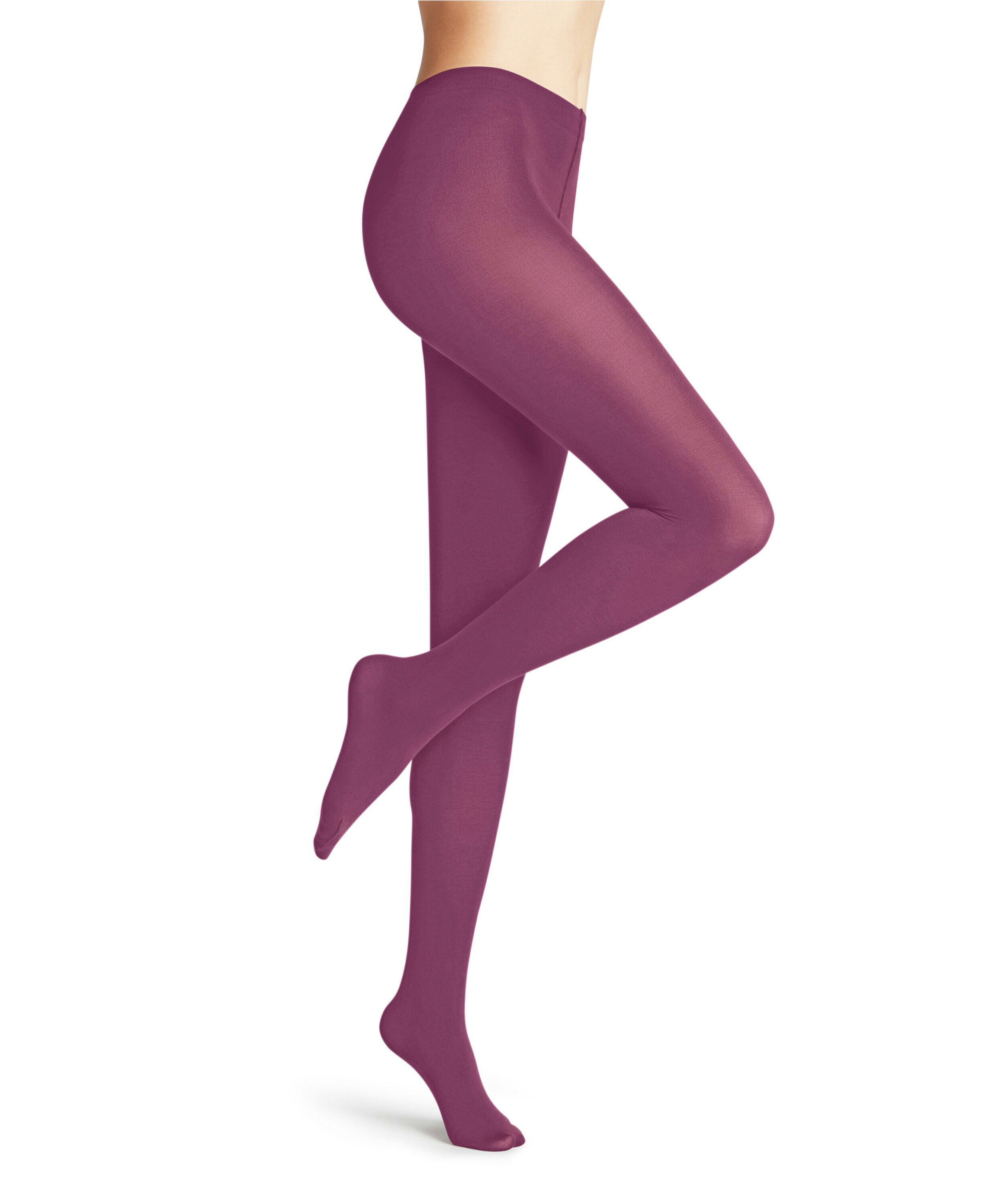 FALKE Cotton Touch dames panty, hibiscus paars