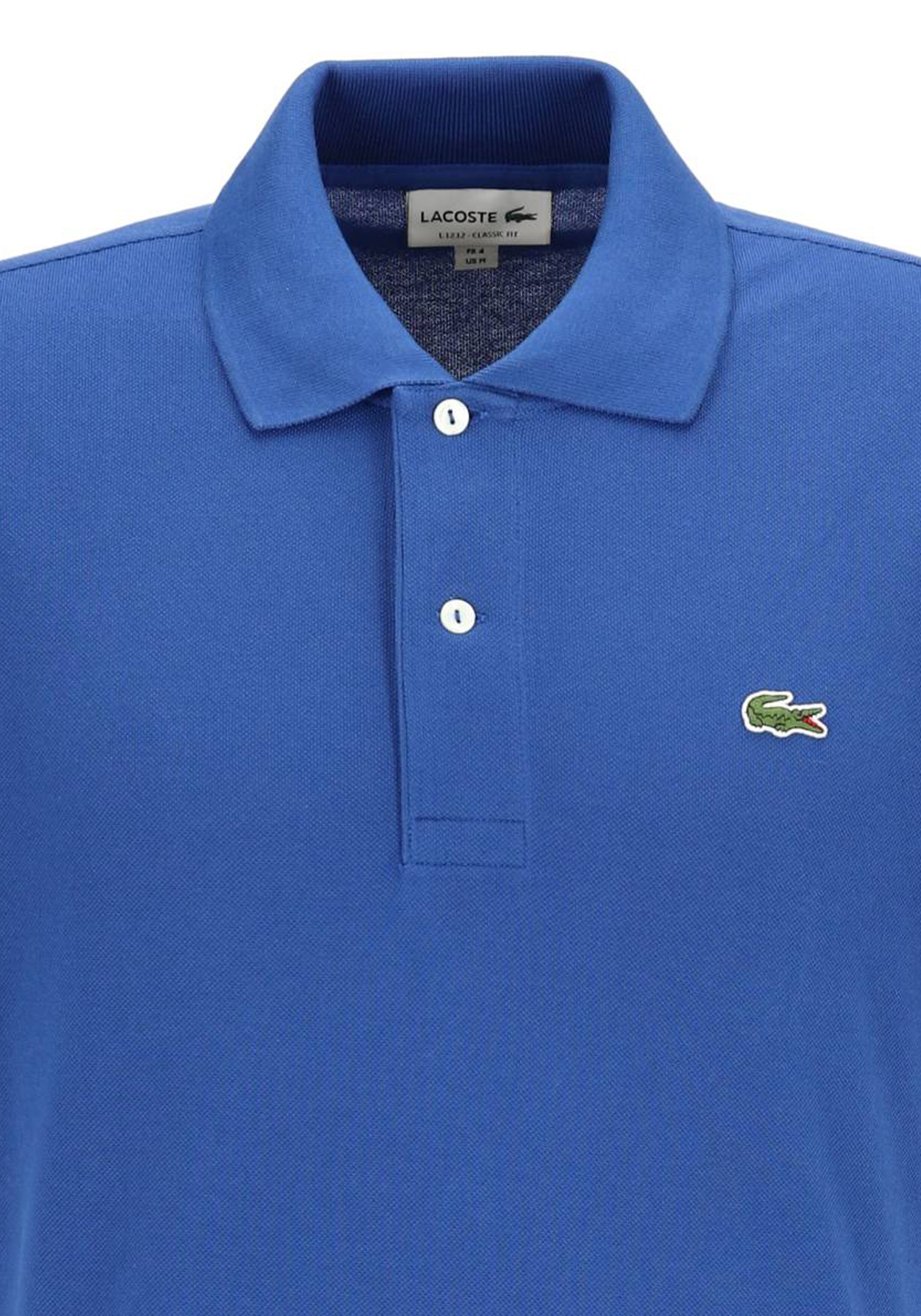 Lacoste Classic Fit polo, kobaltblauw