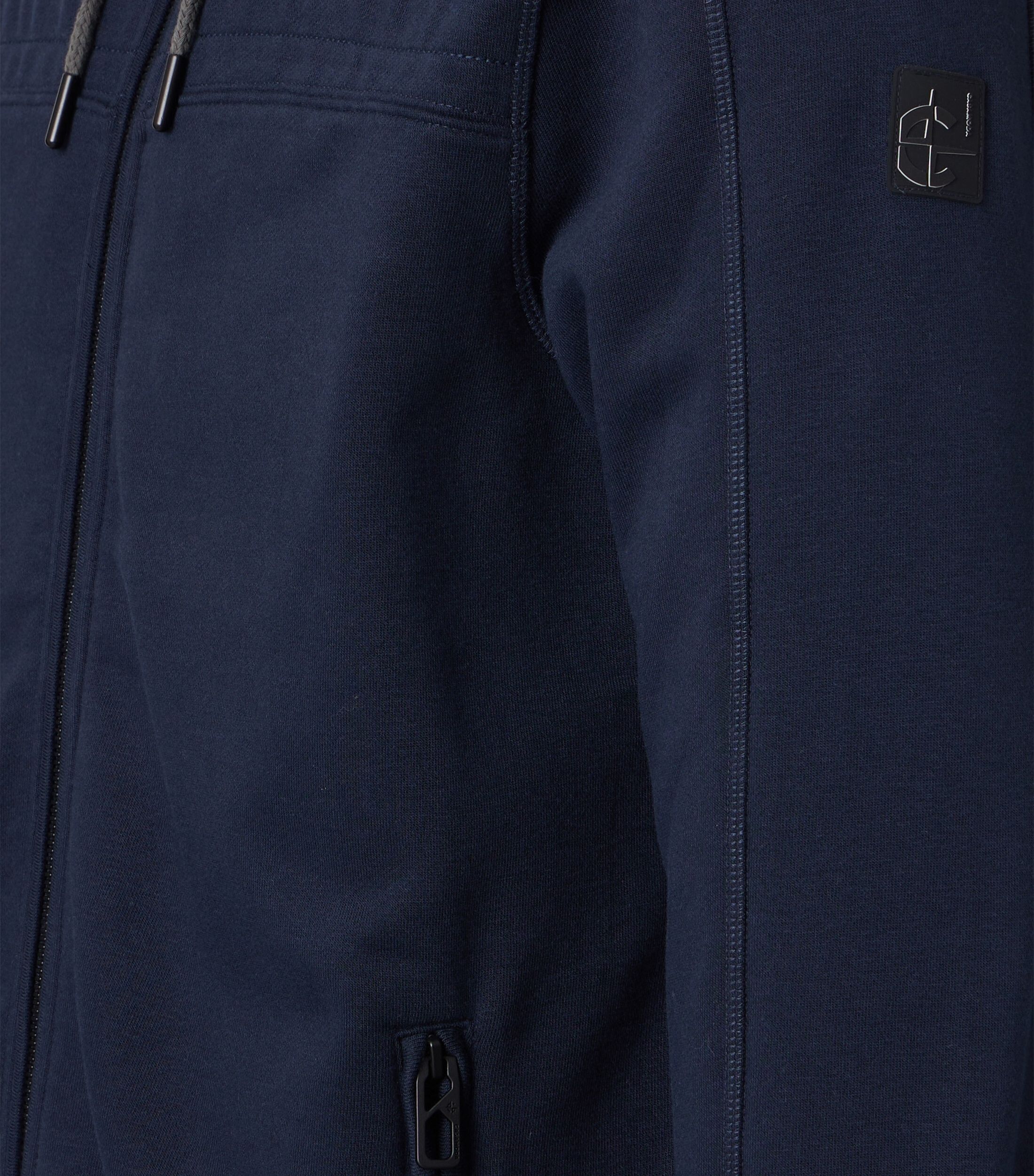 CASA MODA comfort fit sweatvest, donkerblauw