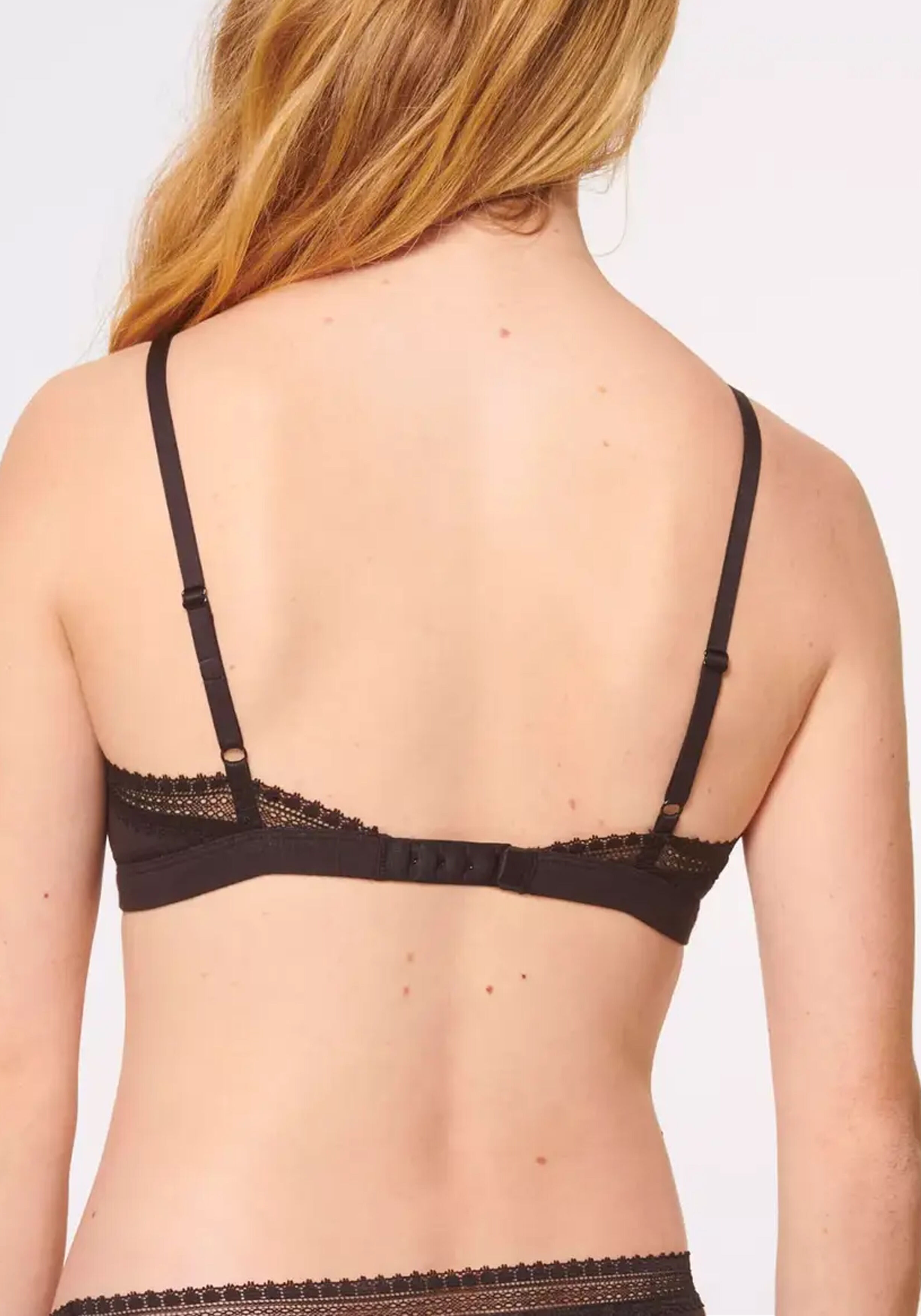 Sloggi Women GO Ribbed R Bralette, bralette, zwart