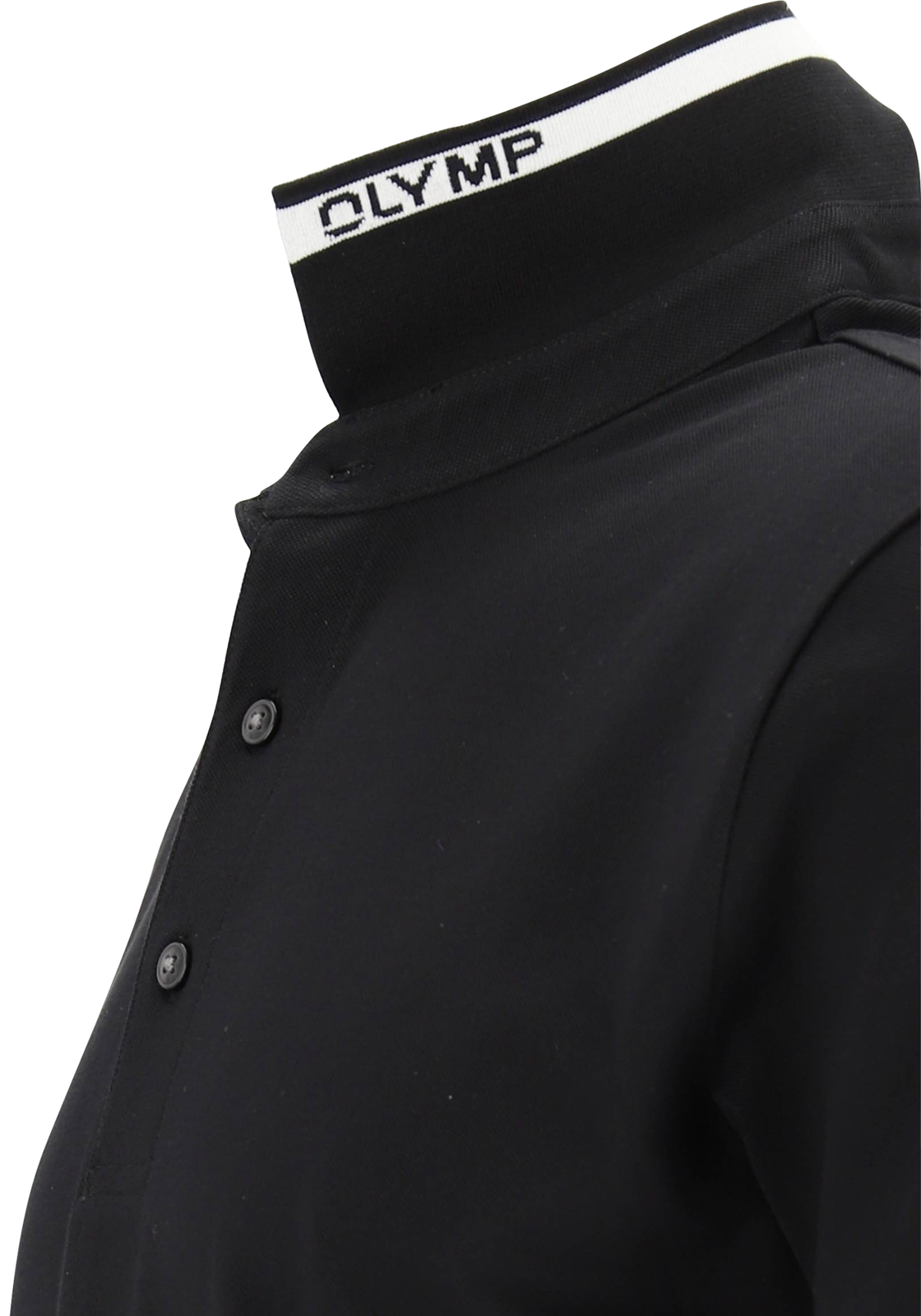 6-4066425715123-Olymp-Olymp_PS_zwart_54135268_detail_HR OLYMP Polo Casual, modern fit polo, zwart