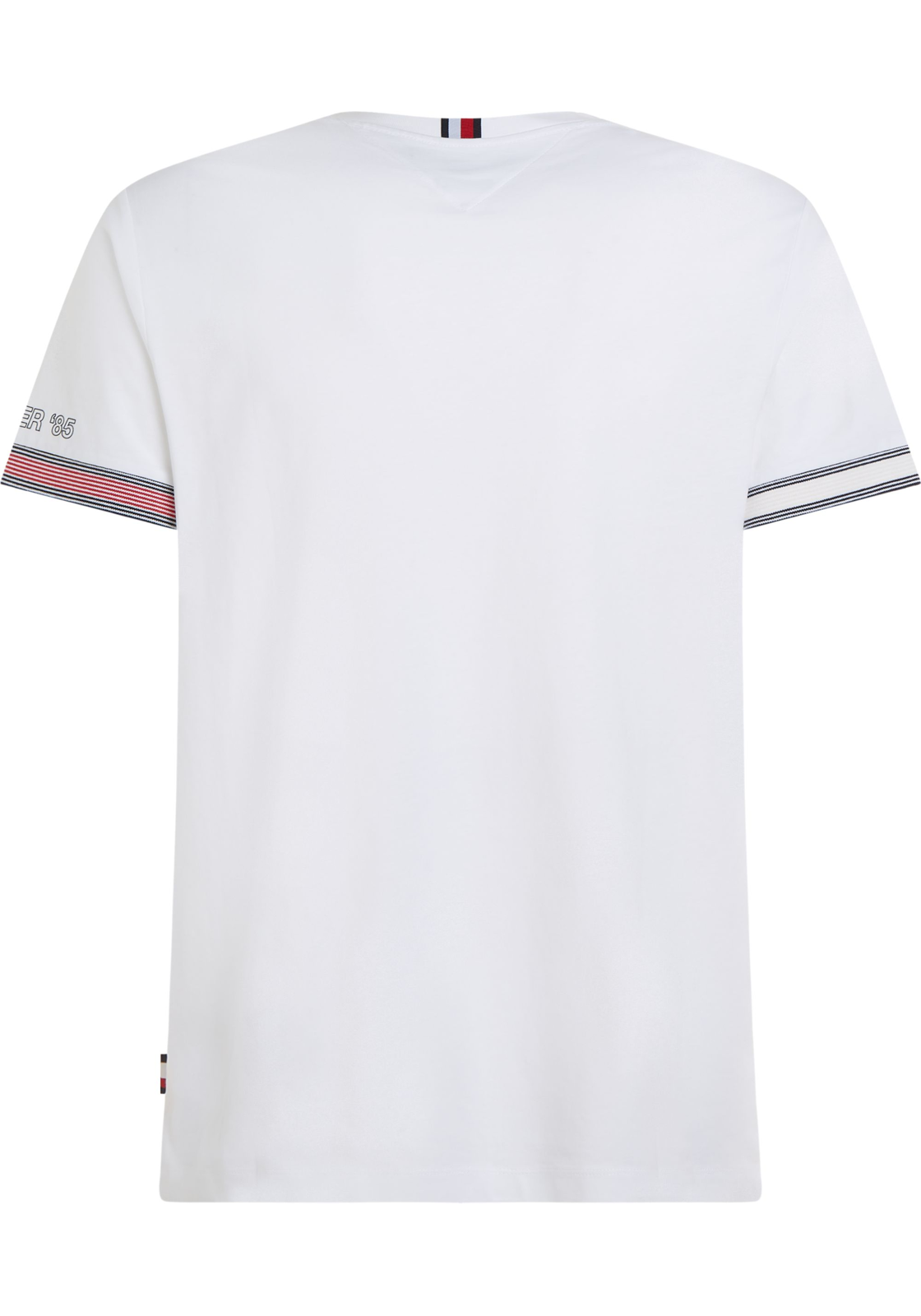 image_3_MW0MW34430YBR_B_C4101wid2000amphei2000ampop_usm1710 Tommy Hilfiger Flag Cuff Tee, heren T-shirt korte mouw O-hals, wit
