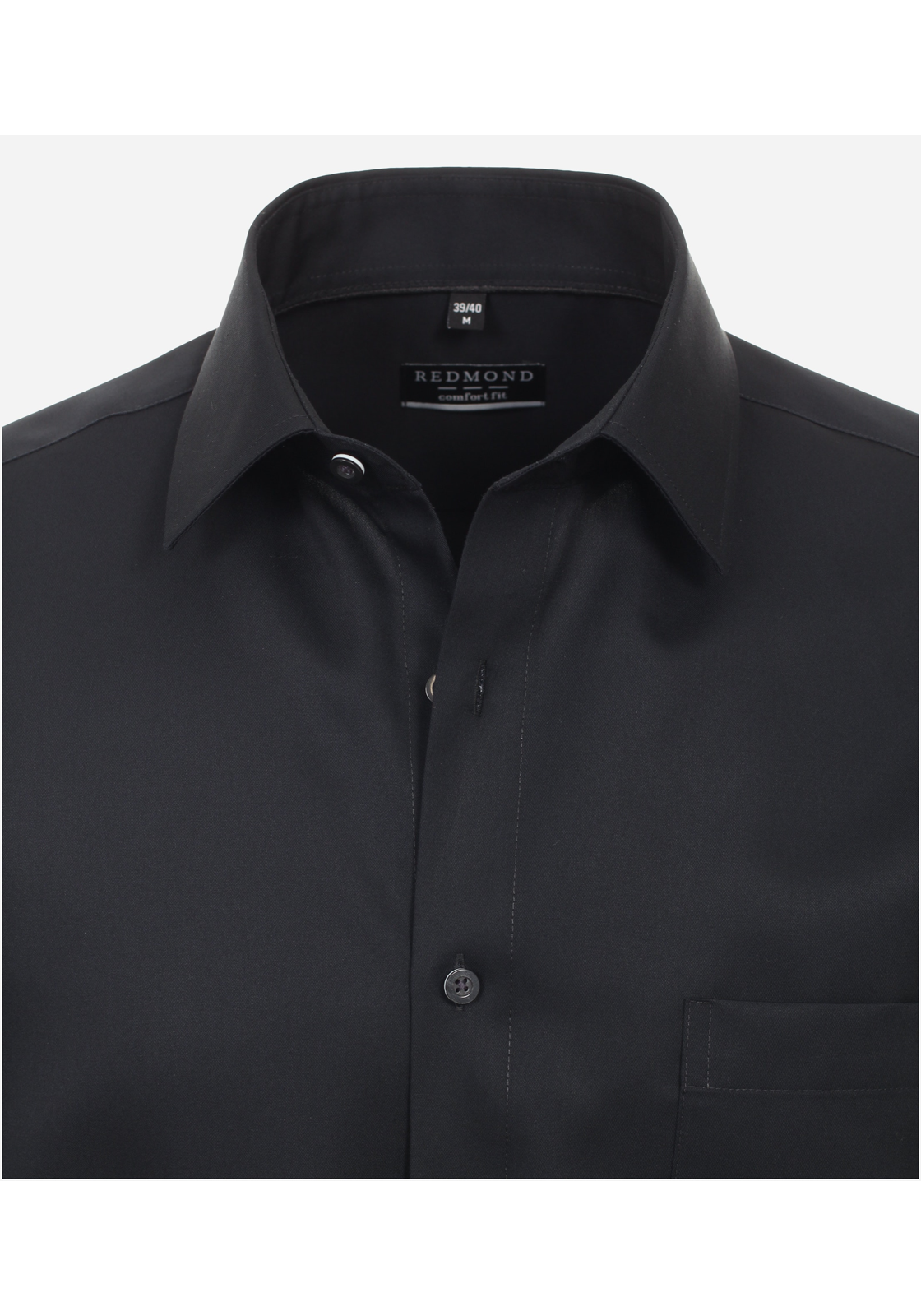 image_4_134f8c23a7d4527627046b3ef95696a4jpgautoformatbgF3F3F3blend-alpha100blend-colorF3F3F3blend-modedarkenfitclampp Redmond comfort fit overhemd, popeline, zwart