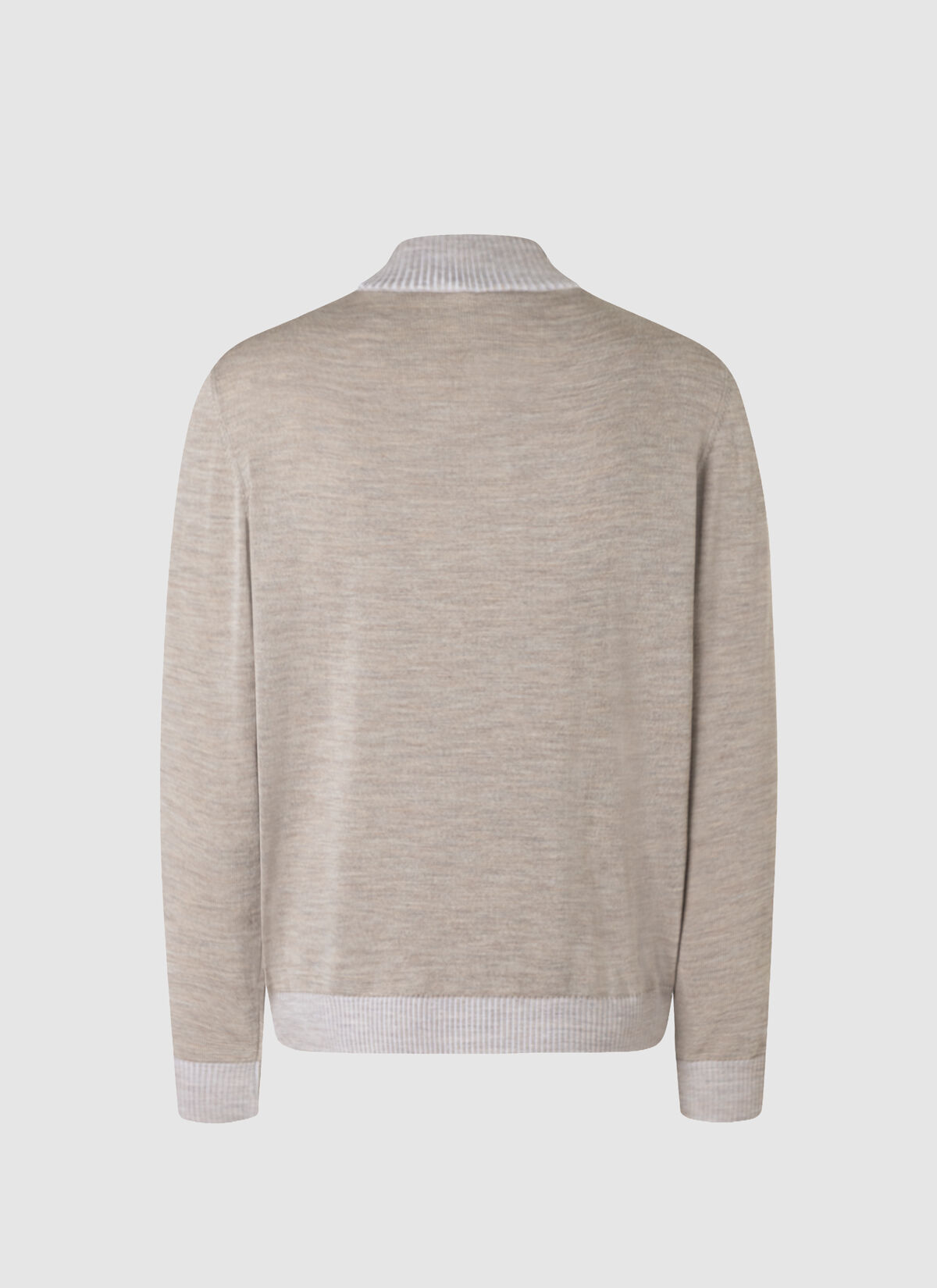 MAERZ Regular Fit heren vest met rits wol, beige