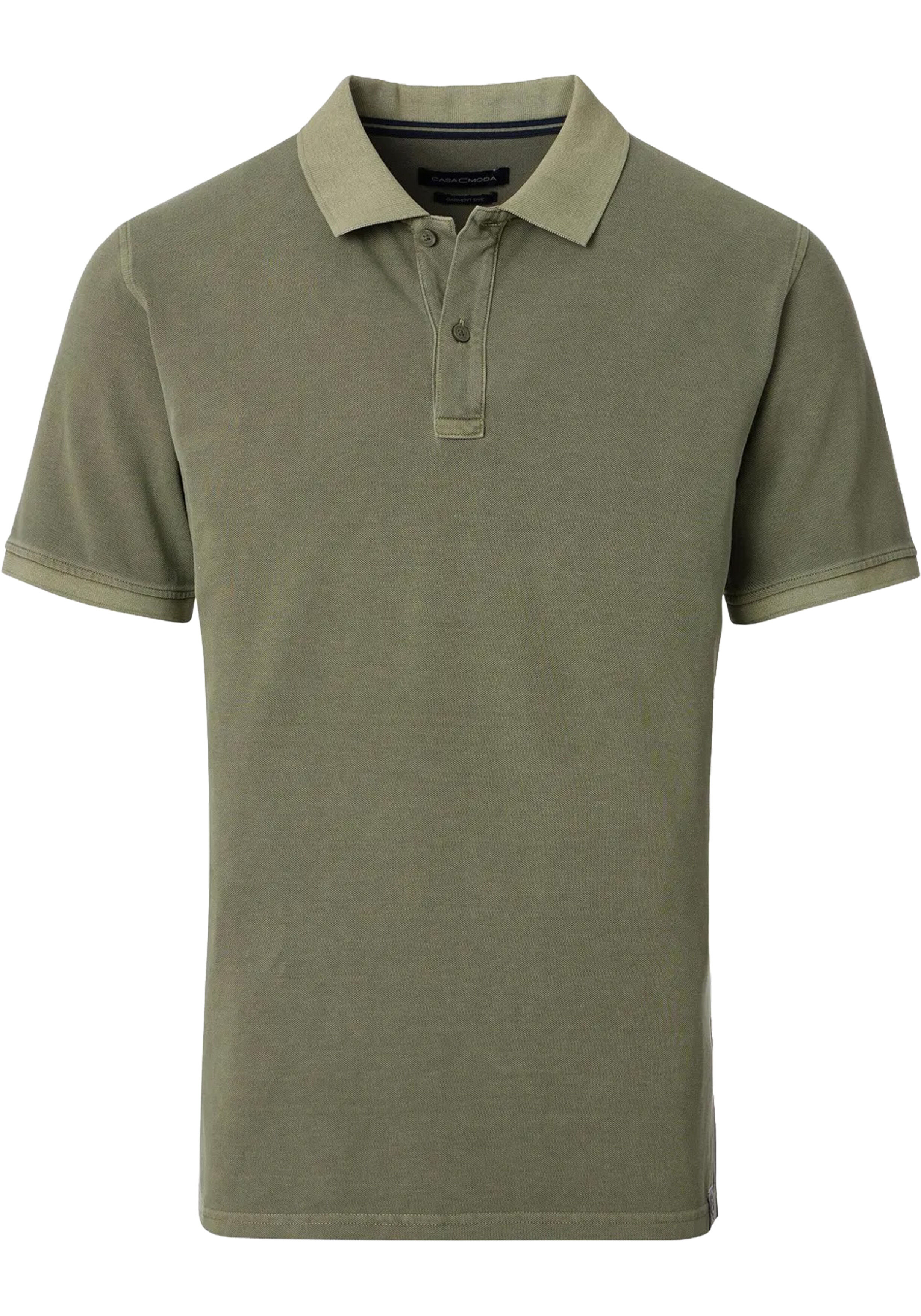 CASA MODA comfort fit heren polo, groen