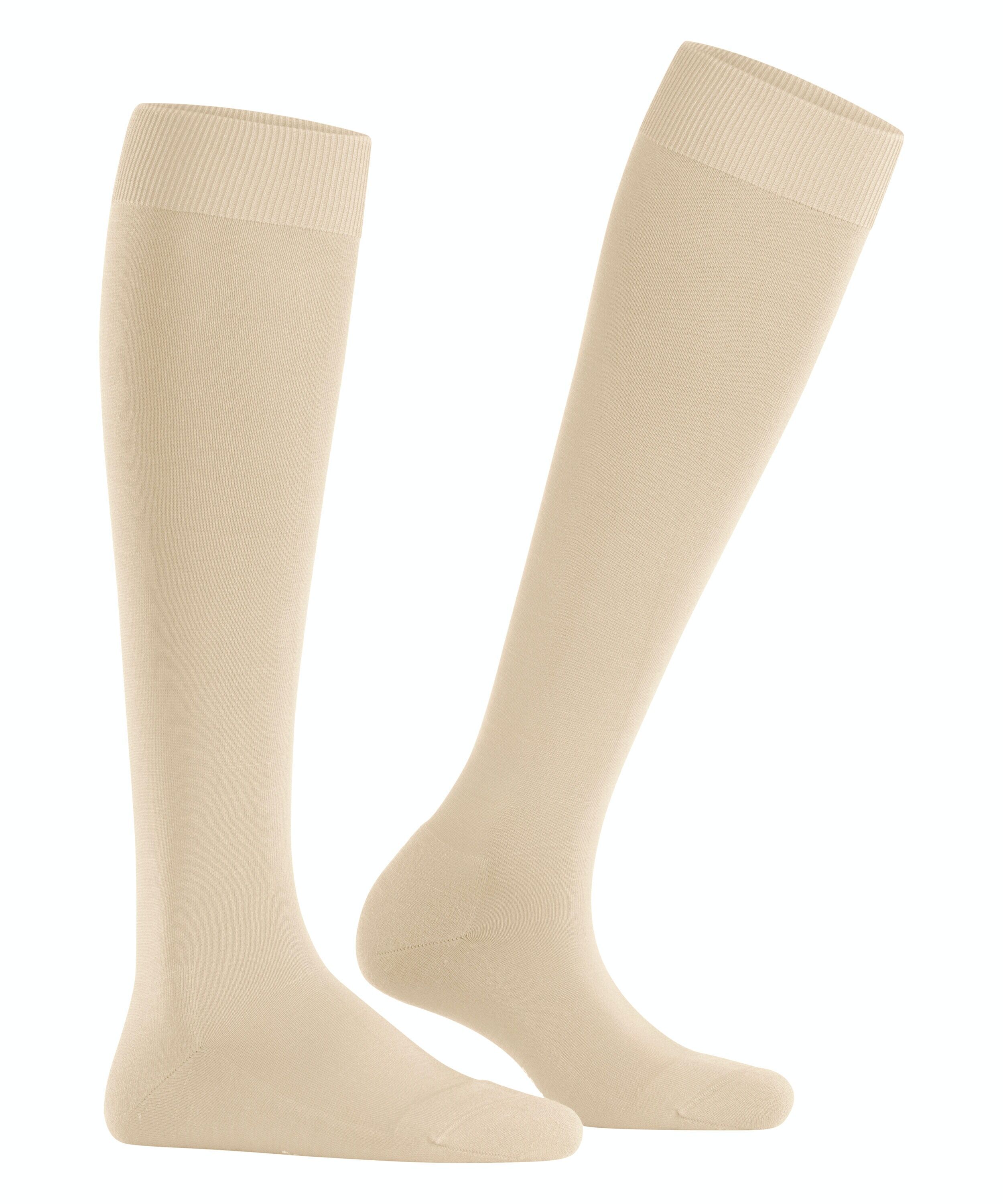 FALKE ClimaWool dames kniekousen, creme (cream)