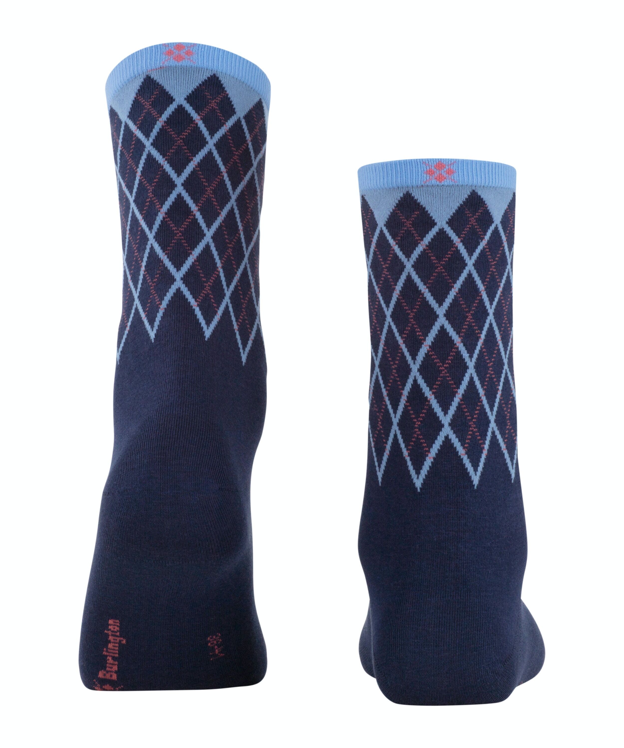 Burlington Mayfair damessokken, blauw (marine)