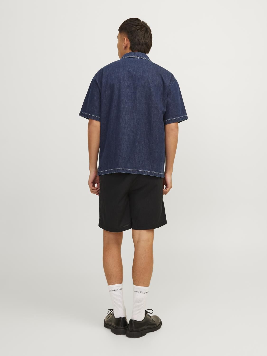 JACK & JONES Jaiden Summer Jogger Short loose fit, heren korte broek, zwart