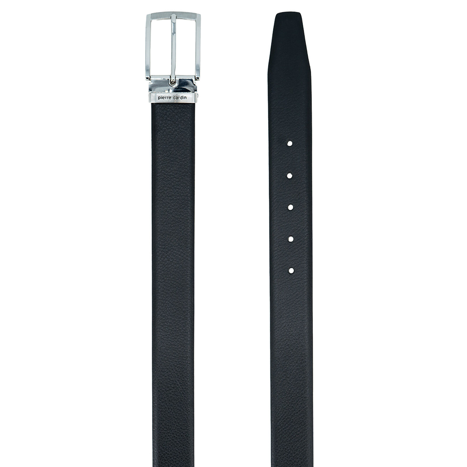 PIERRE CARDIN leren heren riem, zwart
