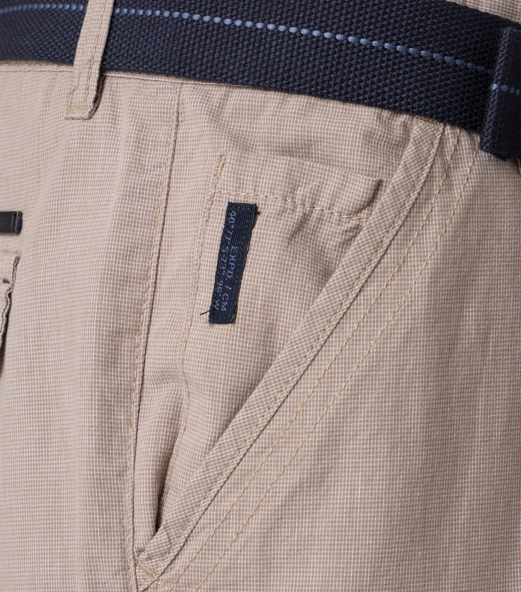 CASA MODA driekwart shorts BEN, heren cargo bermuda over de knie, beige