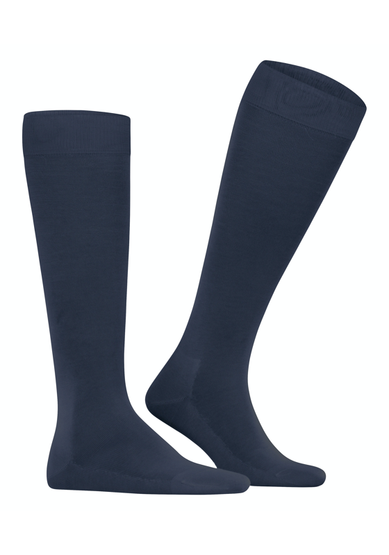 FALKE Tiago heren kniekousen, blauw (space blue) FALKE Tiago heren kniekousen, blauw (space blue)