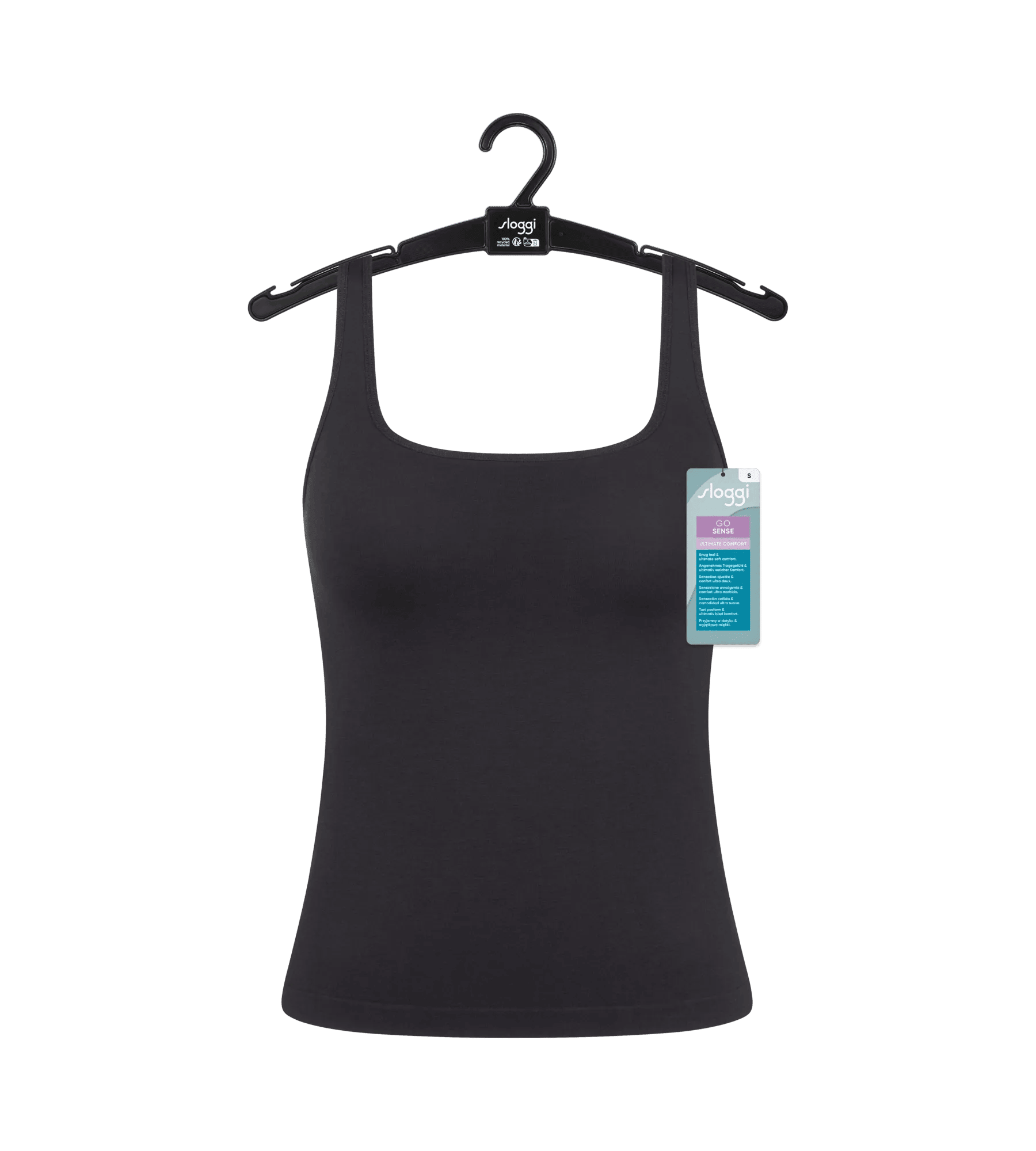 Sloggi Women GO Sense Tank Top (1-pack), dames singlet, zwart