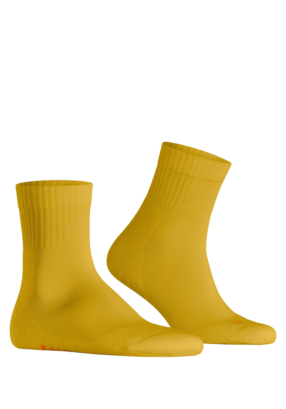FALKE Run Rib unisex sokken kort, geel (mimosa) FALKE Run Rib unisex sokken kort, geel (mimosa)