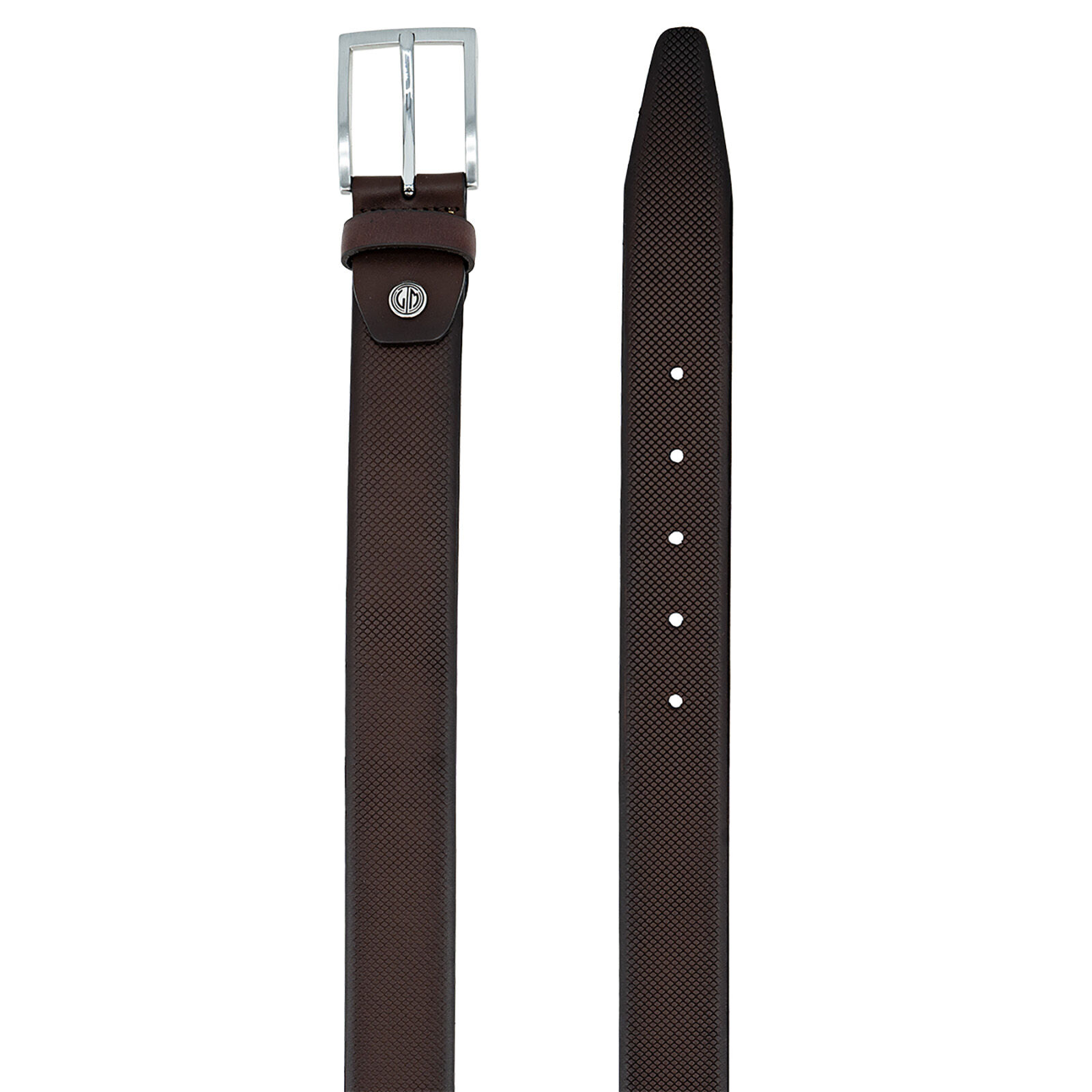 LINDENMANN leren heren riem, bruin