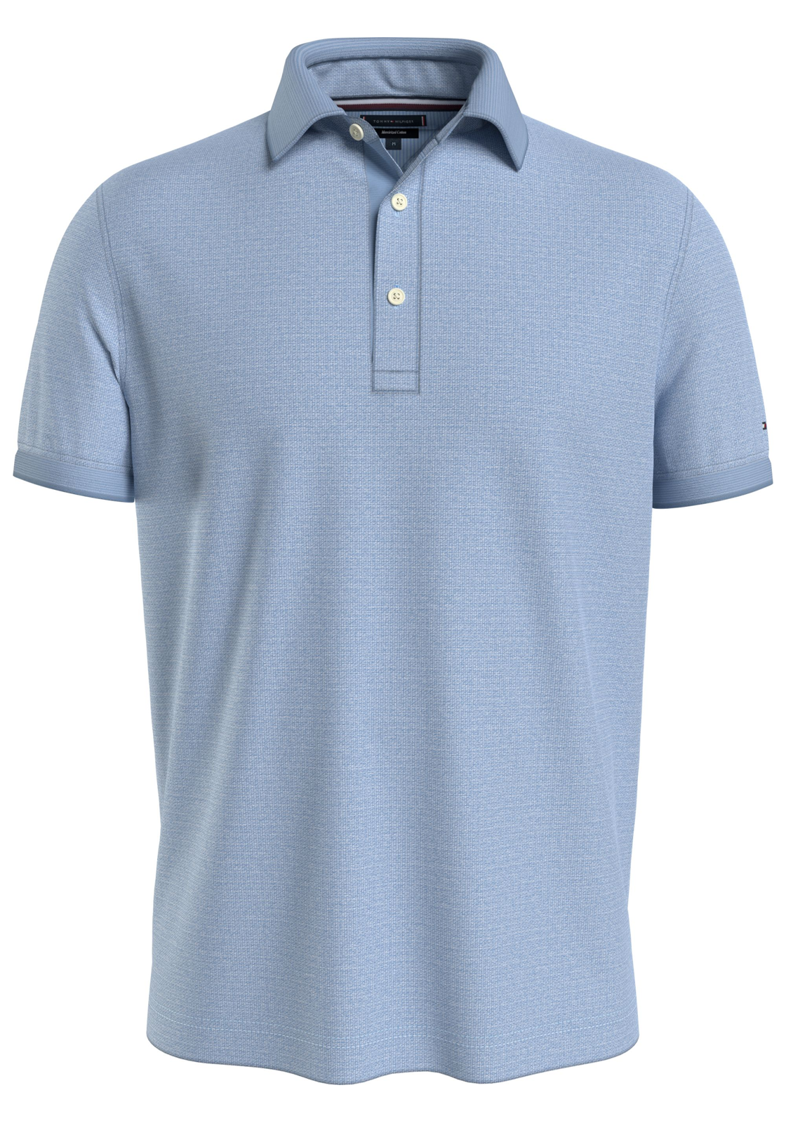 image_2_MW0MW347560G0_F_C4101wid2000amphei2000ampop_usm1710 Tommy Hilfiger Dc Oxford Modal Regular Polo, heren poloshirt, blauw