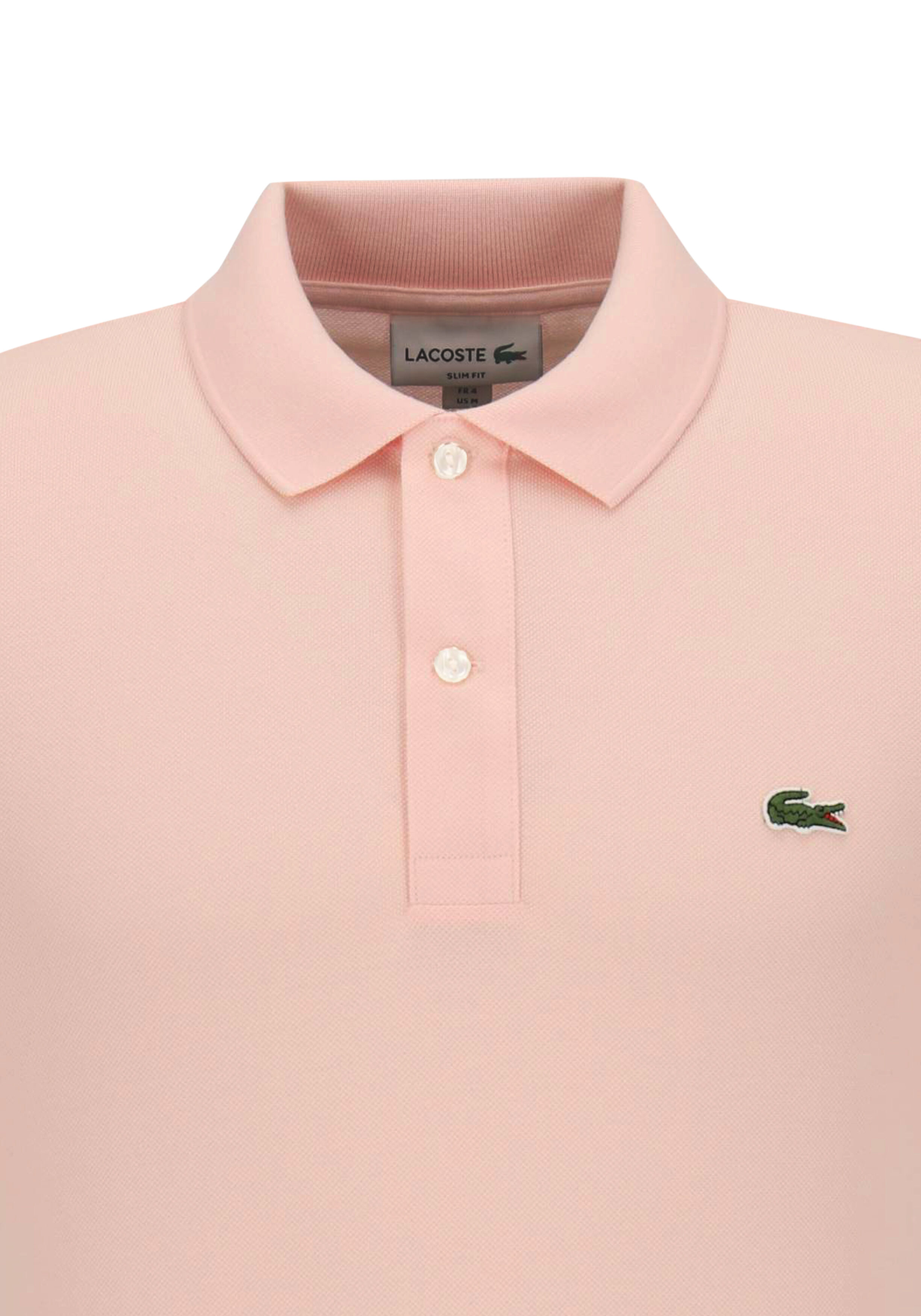 Lacoste Slim Fit polo, Miami pastelroze