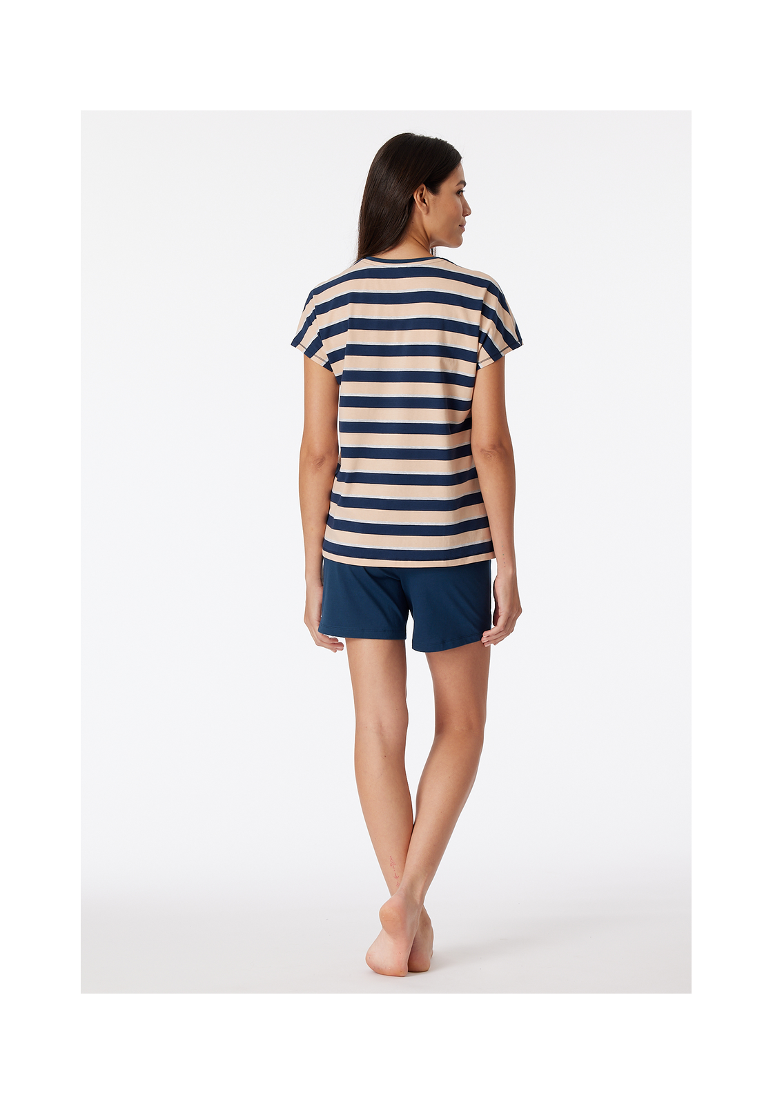image_4_181253-904_1_1280x1280 SCHIESSER Casual Essentials pyjamaset, dames pyjama short veelkleurig