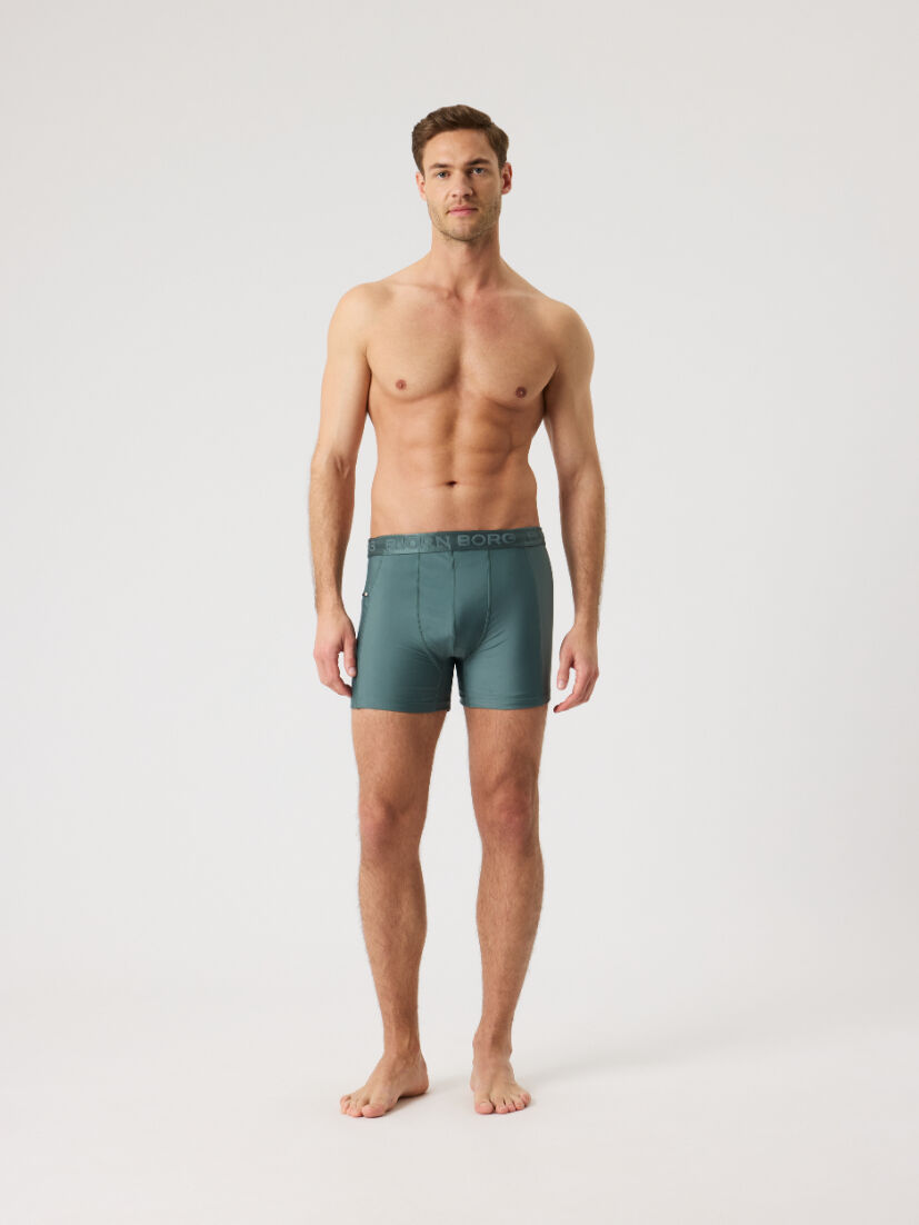 Bjorn Borg Stretch Swim Shorts, heren zwembroek, groen
