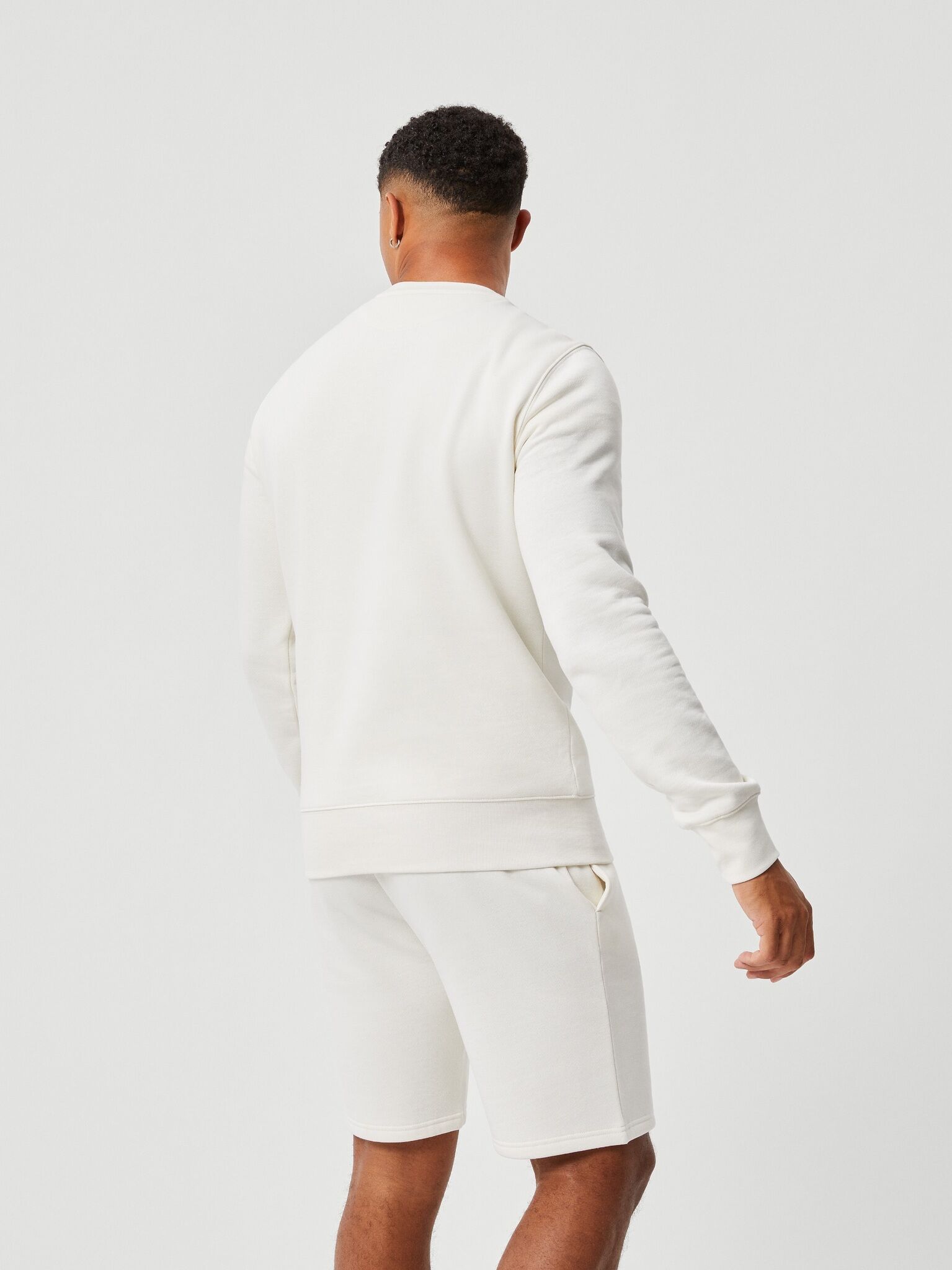 Bjorn Borg Logo Crew, off white
