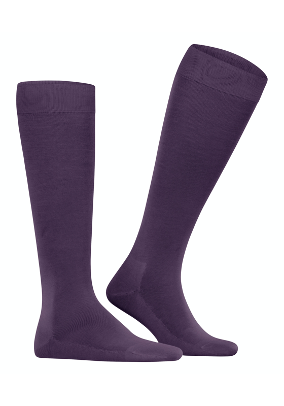 FALKE Tiago heren kniekousen, paars (wine berry) FALKE Tiago heren kniekousen, paars (wine berry)