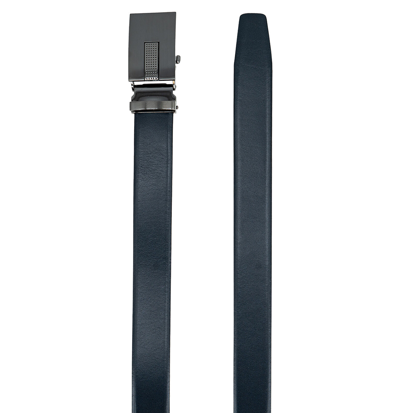 LINDENMANN leren heren riem, marine