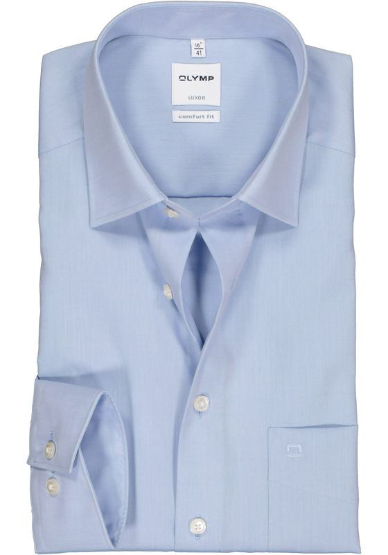 OLYMP Luxor comfort fit overhemd, lichtblauw OLYMP Luxor comfort fit overhemd, lichtblauw