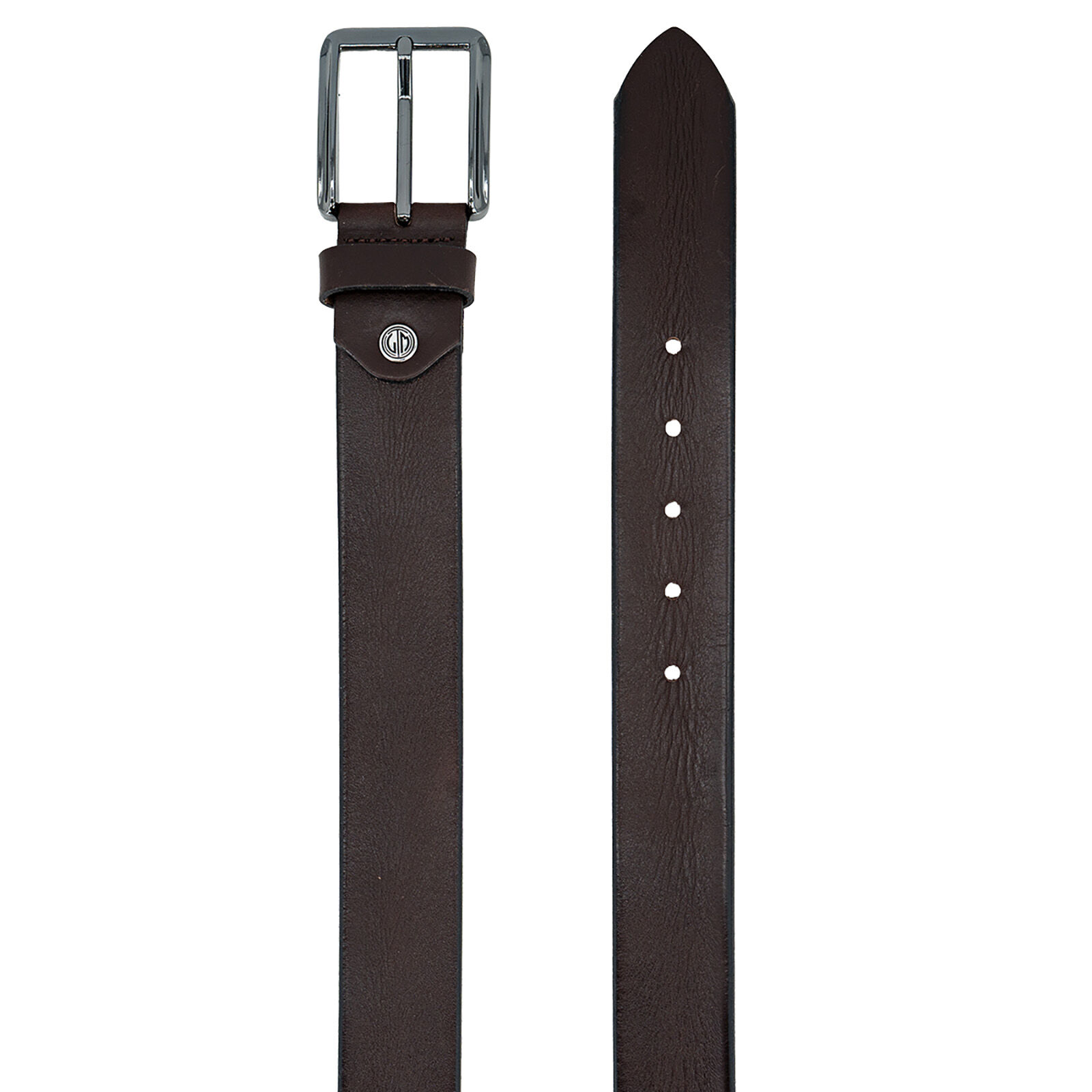 LINDENMANN leren heren riem, bruin