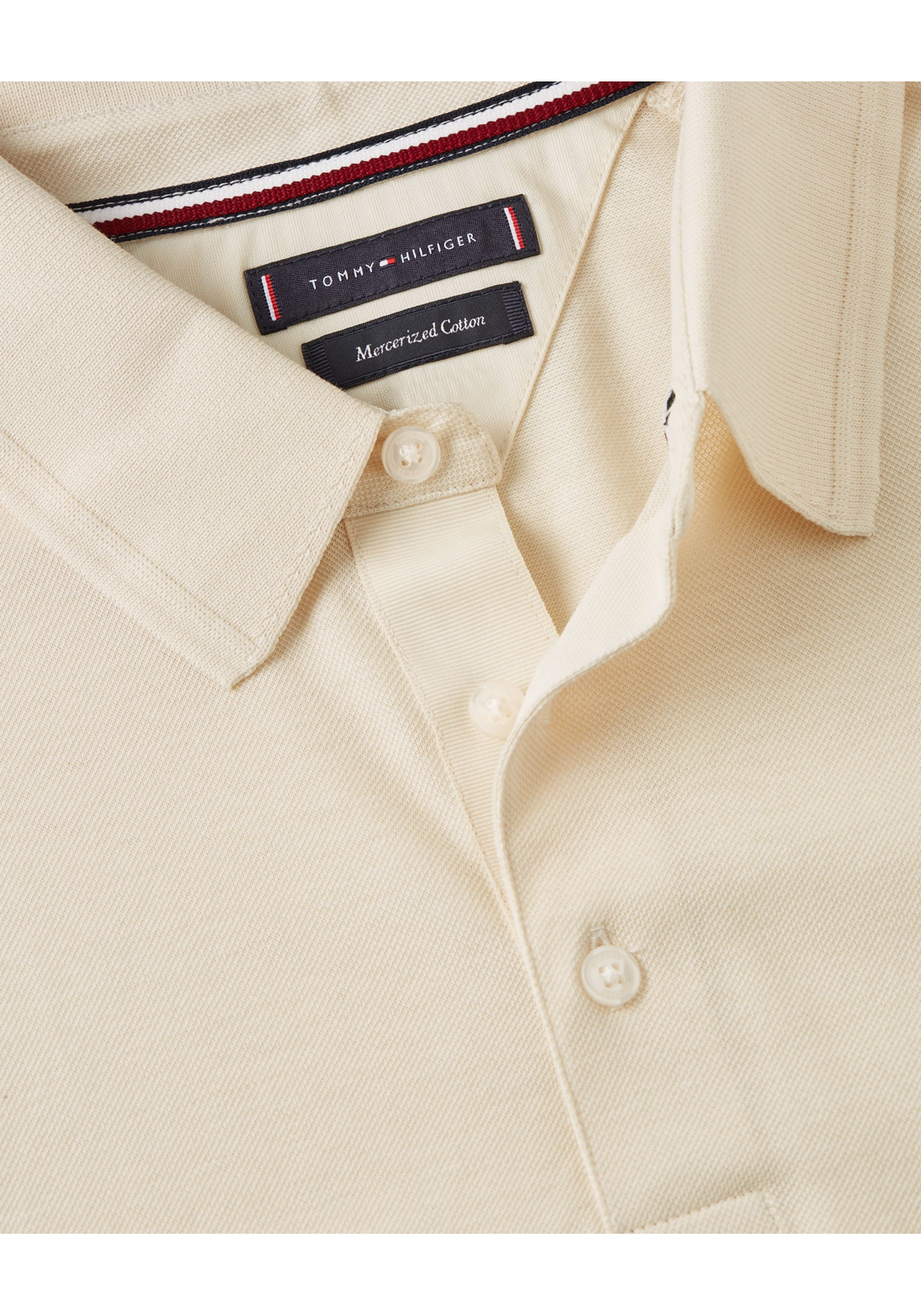 image_4_MW0MW34747AEF_D_C4101wid2000amphei2000ampop_usm1710 Tommy Hilfiger Dc Es Mercerized Pique Slim Polo, heren poloshirt, beige