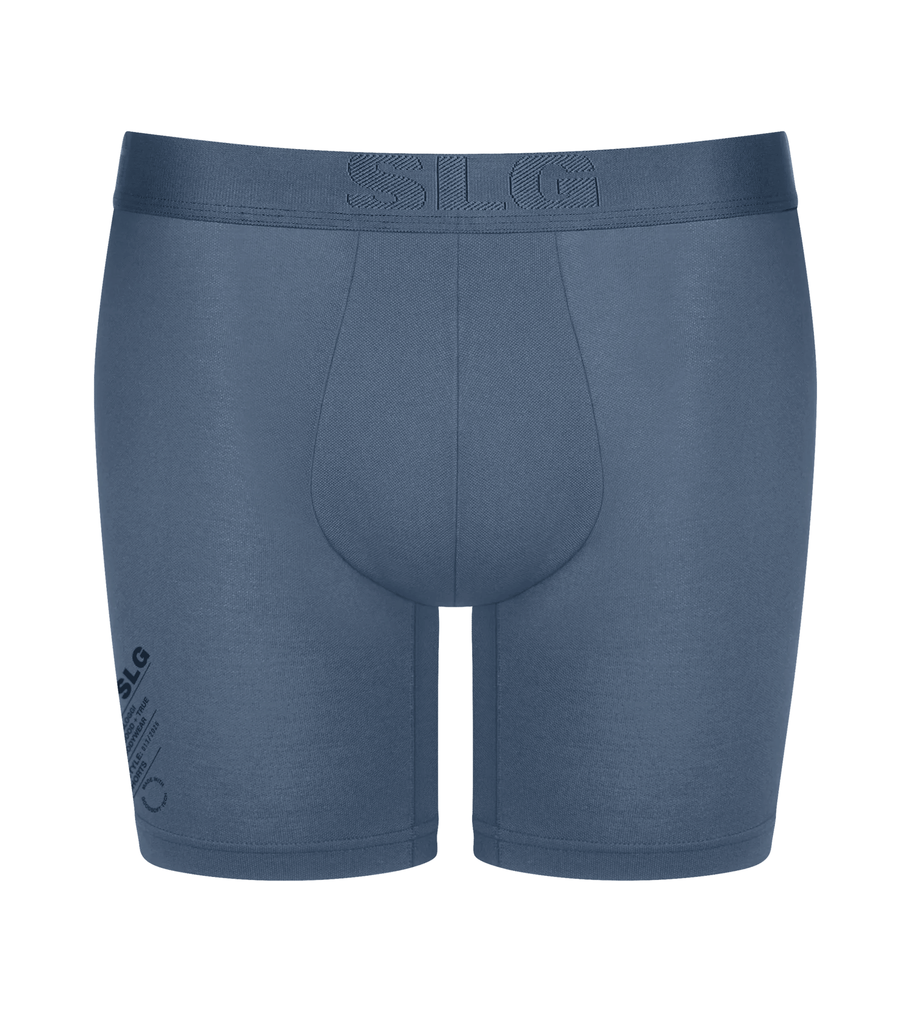 Sloggi Men SLG Base Soft Short, heren boxershort korte pijp (2-pack), licht- en middenblauw
