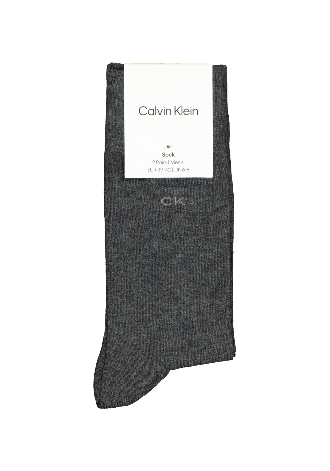 4-8720245217958_ck_sok_2p_HR Calvin Klein herensokken Carter (2-pack), antraciet