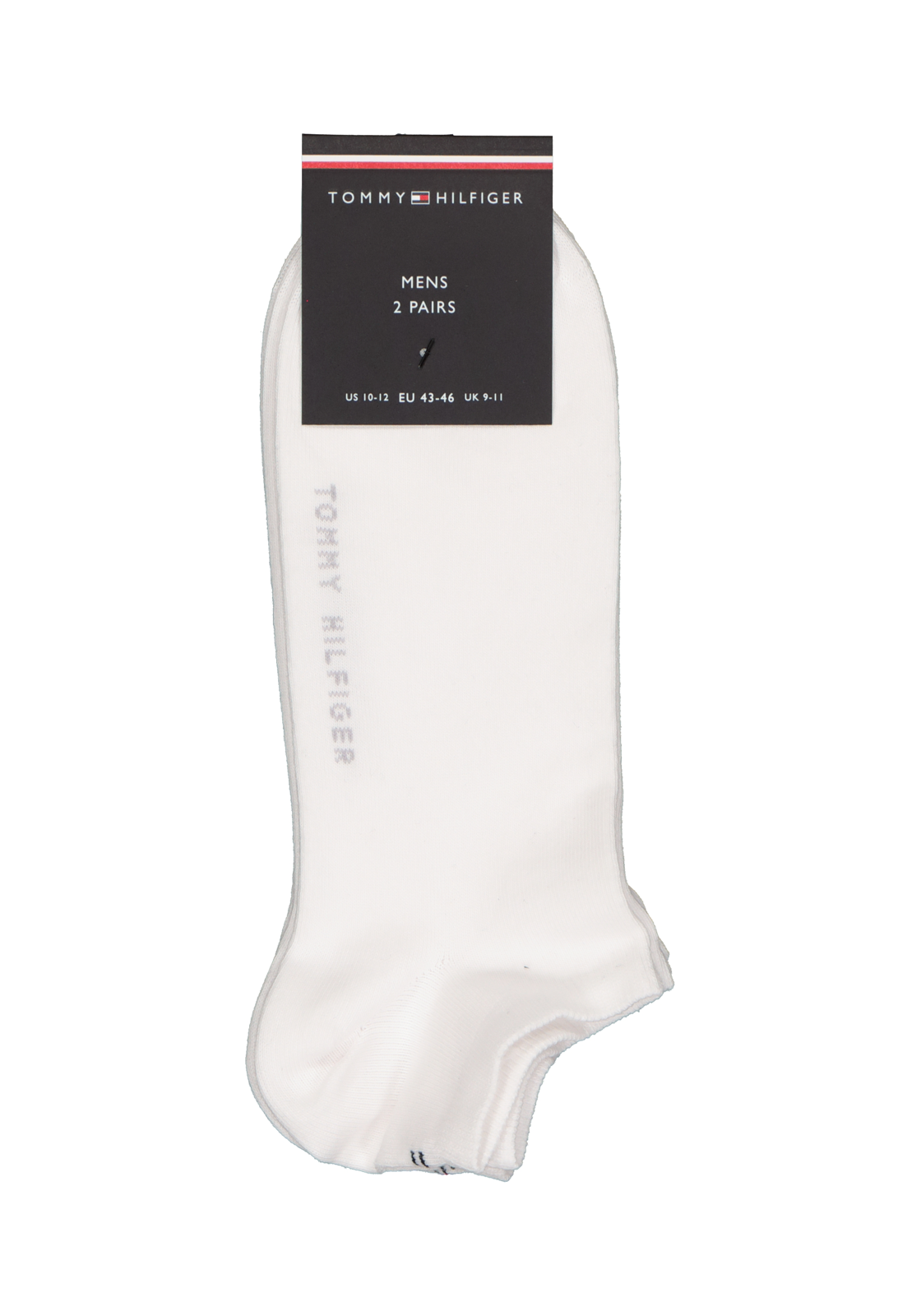 3-8713537926577_tommy_hilfiger_sokken__HR Tommy Hilfiger Sneaker Socks (2-pack), heren enkelsokken katoen, wit